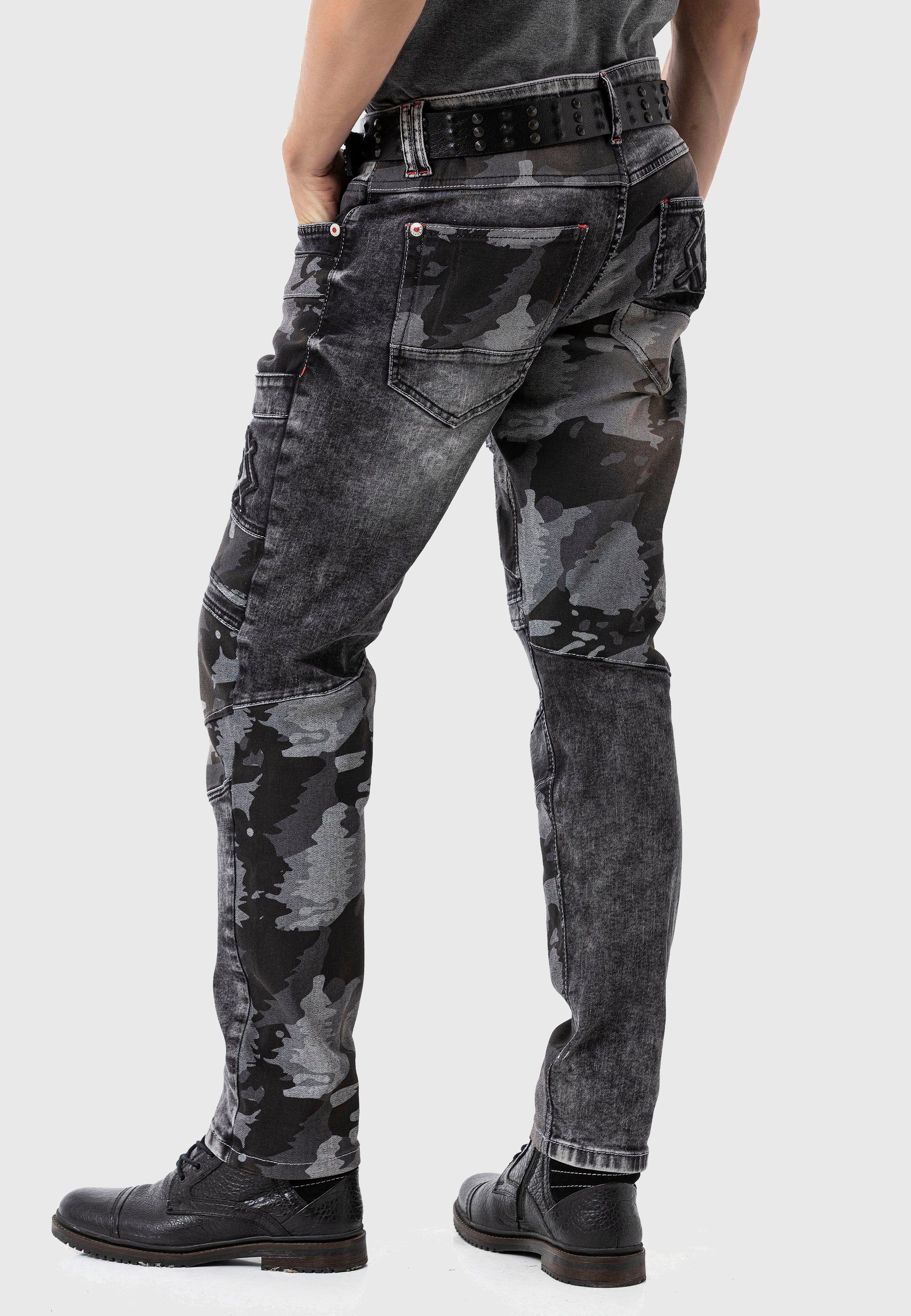 Cipo & Baxx 5-Pocket-Jeans »Cipo & Baxx Jeans« im Camouflage-Look