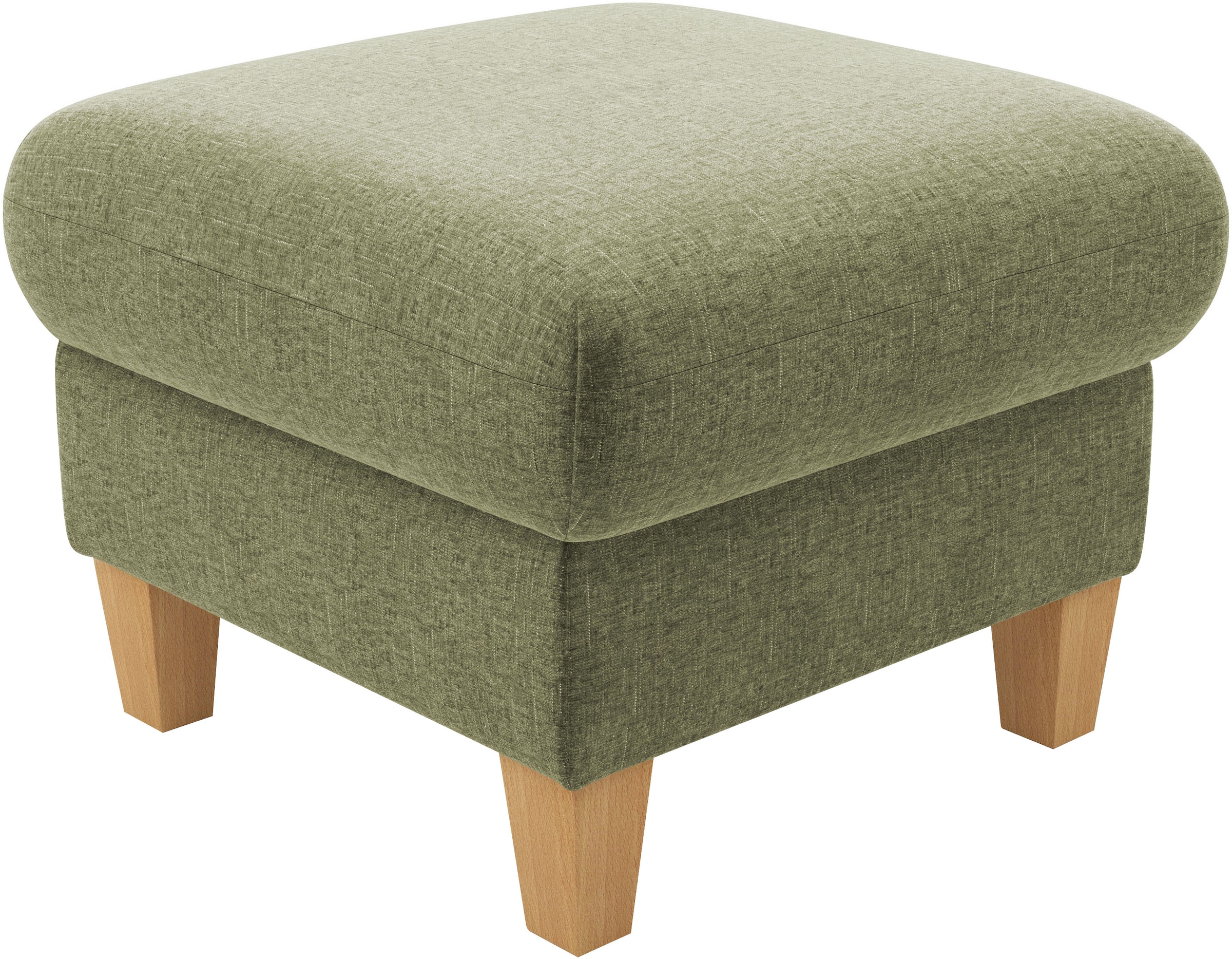 Home affaire Polsterhocker »Rochelle«, (1 St.), Massive 12 cm Holzbeine