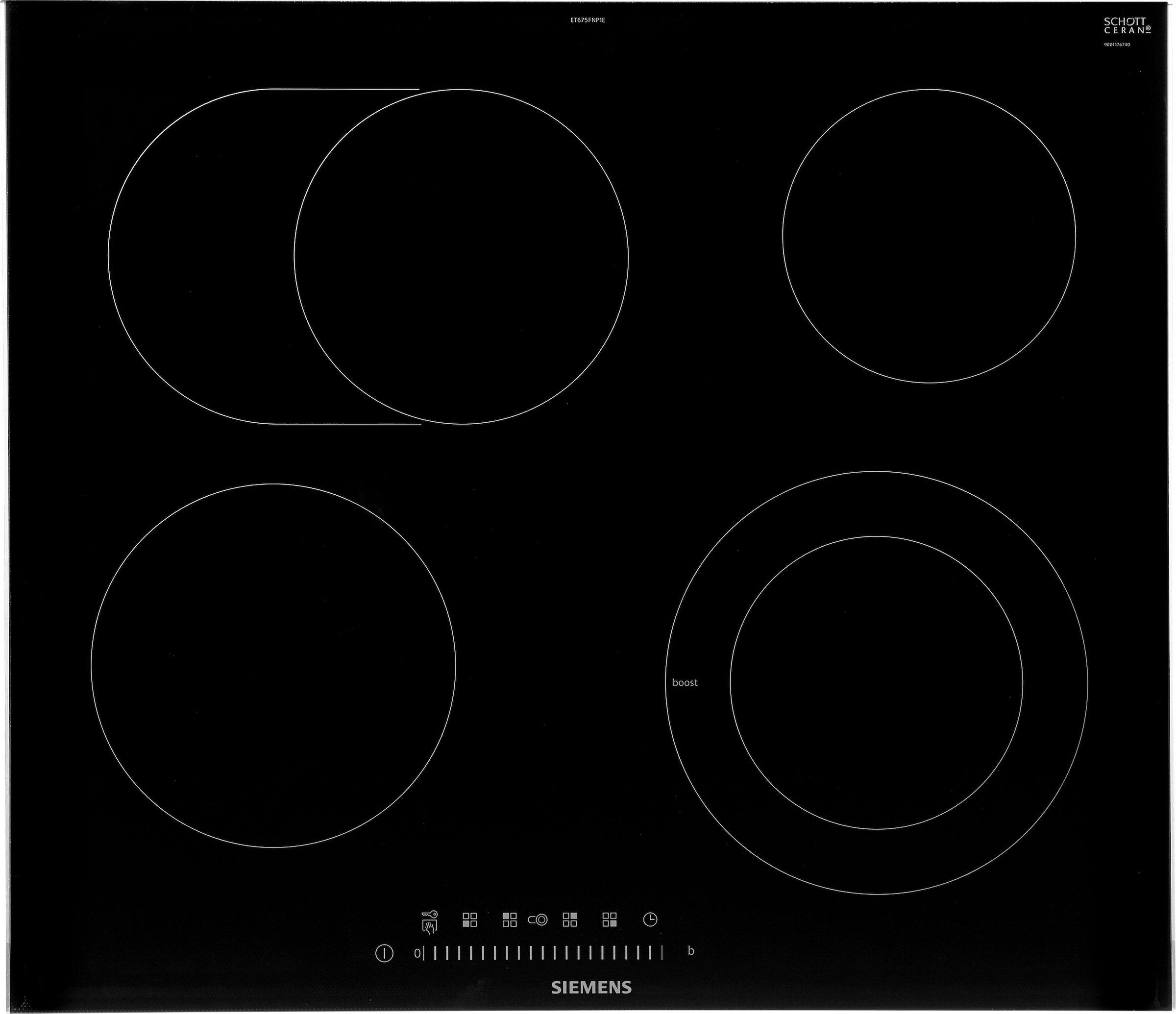 SIEMENS Elektro-Kochfeld von SCHOTT CERAN® »ET675FNP1E«