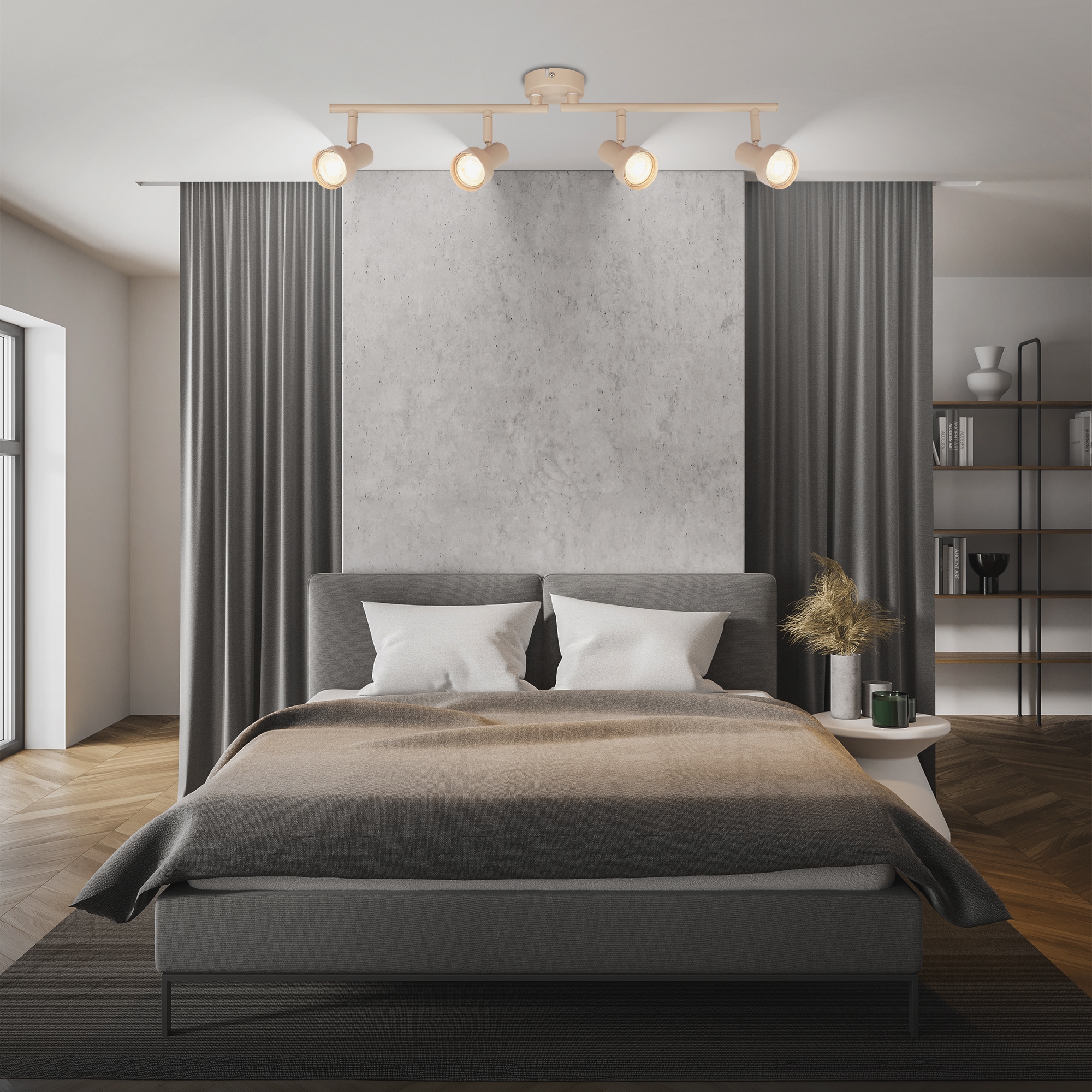 Briloner Leuchten LED Deckenspots »TAPP« GU10 1 Stk. 60,5x13,5 cm, Wohnzimmer, Schlafzimmer, Flur, Büro