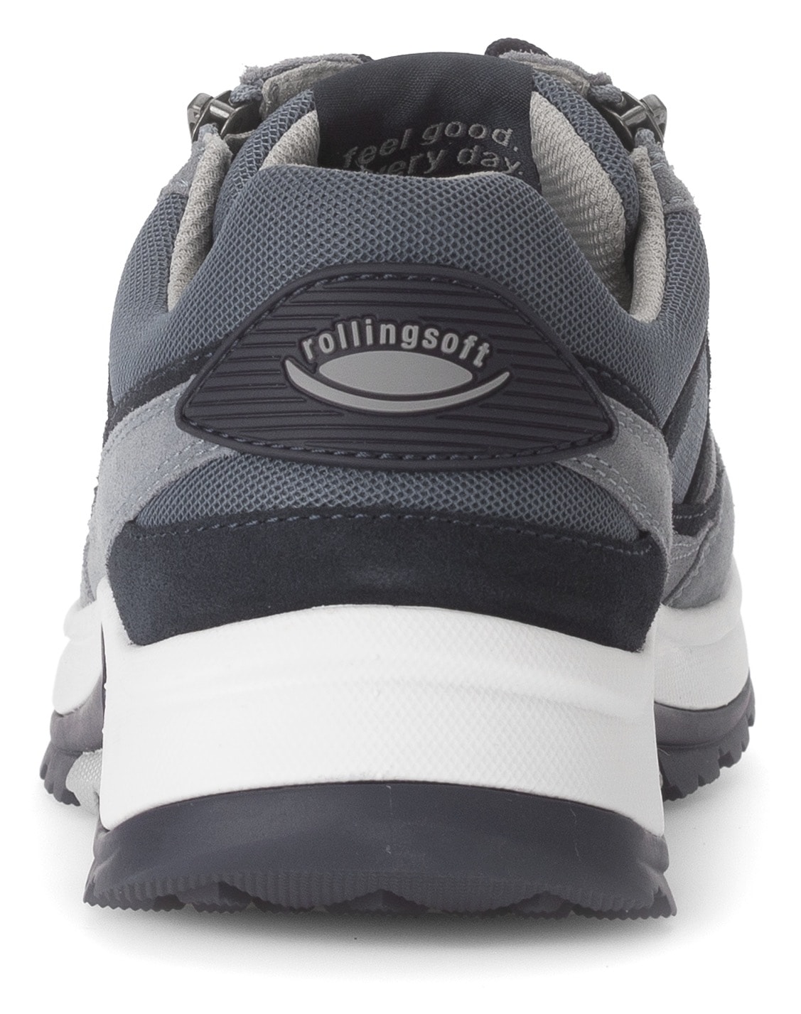 Gabor Rollingsoft Keilsneaker, Schnürschuh, Halbschuh, Freizeitschuh, Außenreißverschluss, G-Weite