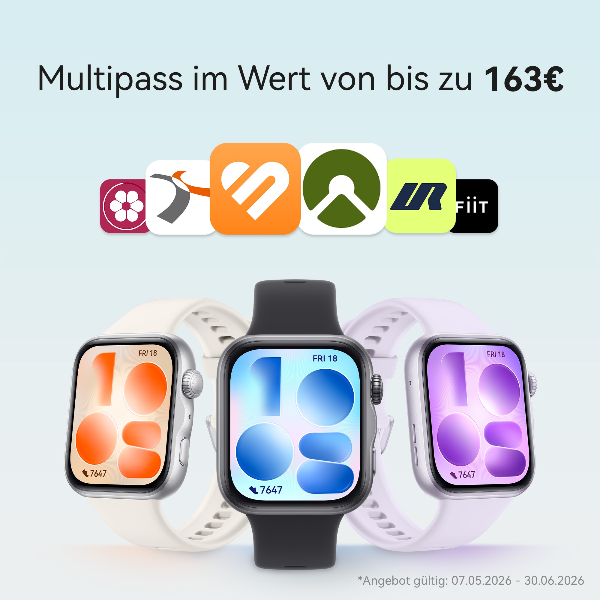 Huawei Smartwatch »SET: FreeBuds SE 4 ANC wireless In-Ear-Kopfhörer + Watch Fit 5«(/ 1,82 ″)