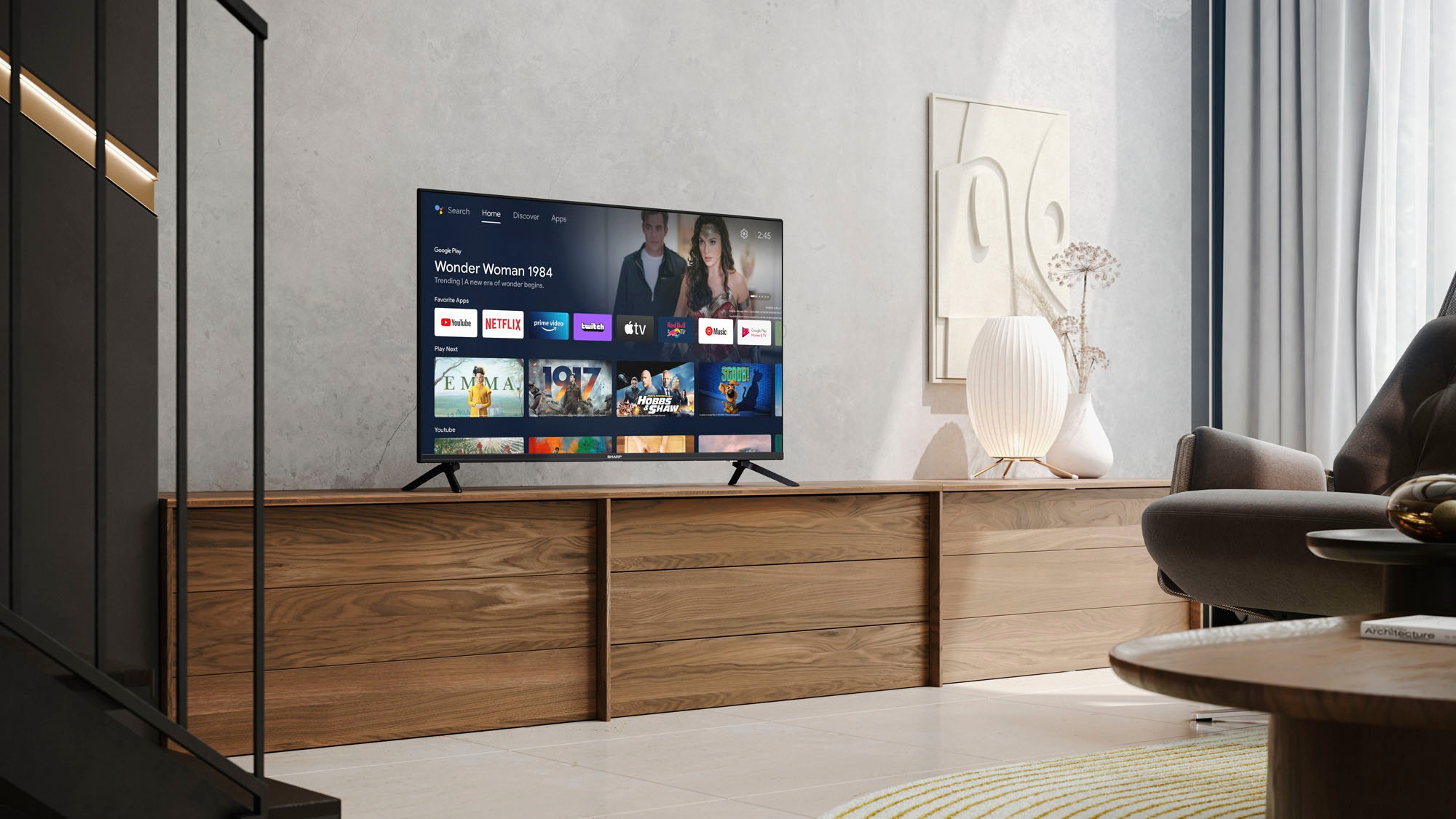 Sharp LED-Fernseher »2T-C40FGx«, Full HD, Smart-TV-Android TV