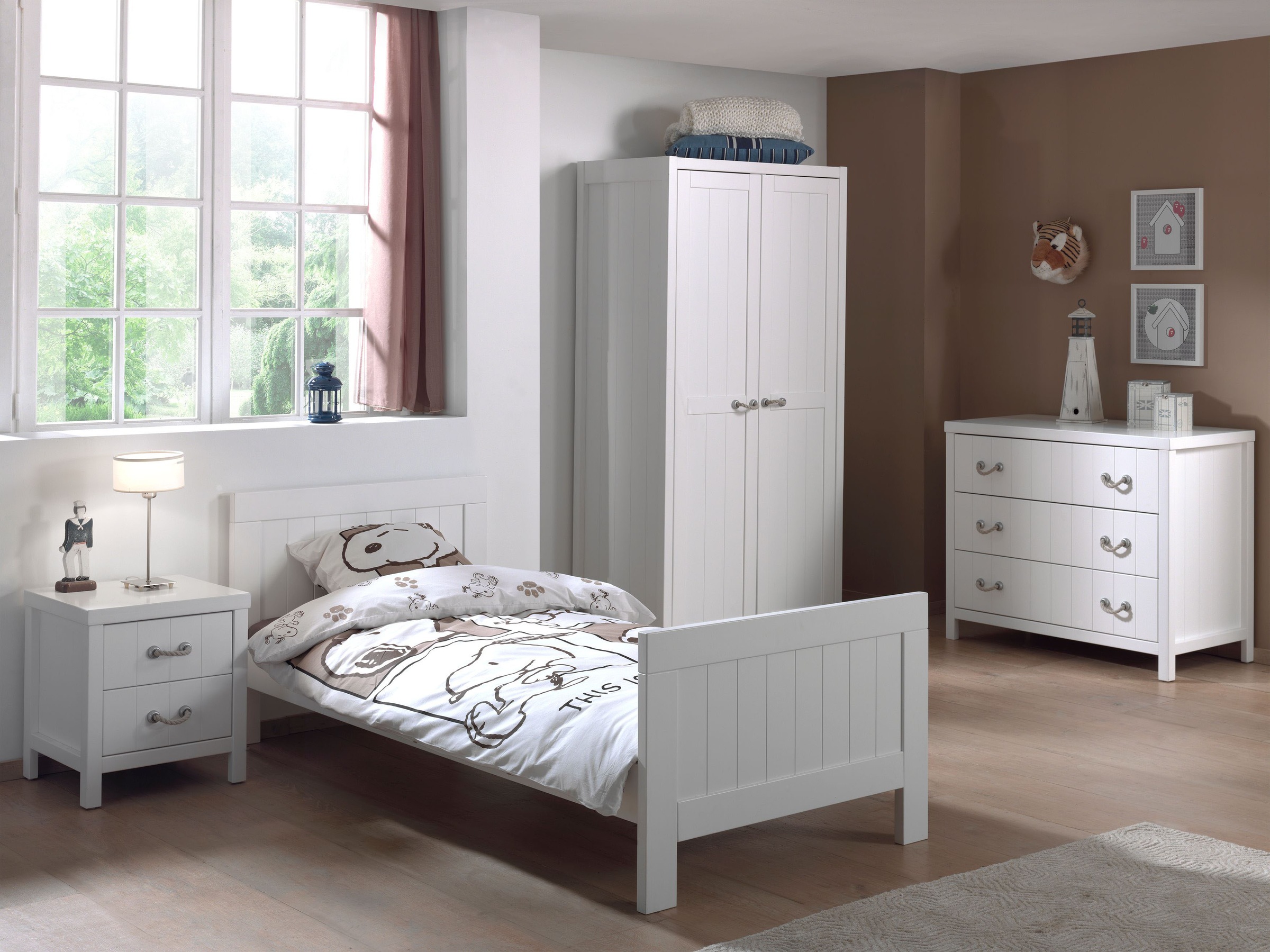 Vipack Kleiderschrank »Lewis«, (Made in Europe), in 2 Breiten, MDF-Oberfläche