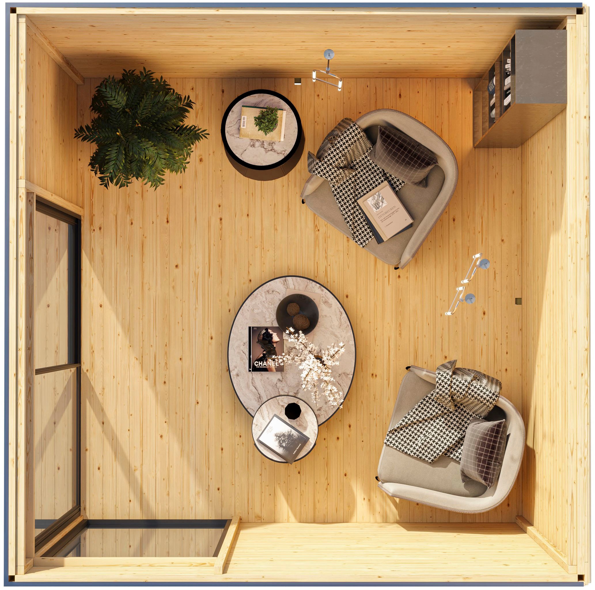 Karibu Gartenhaus »Ditsche 1« inkl. Massivholzfußboden