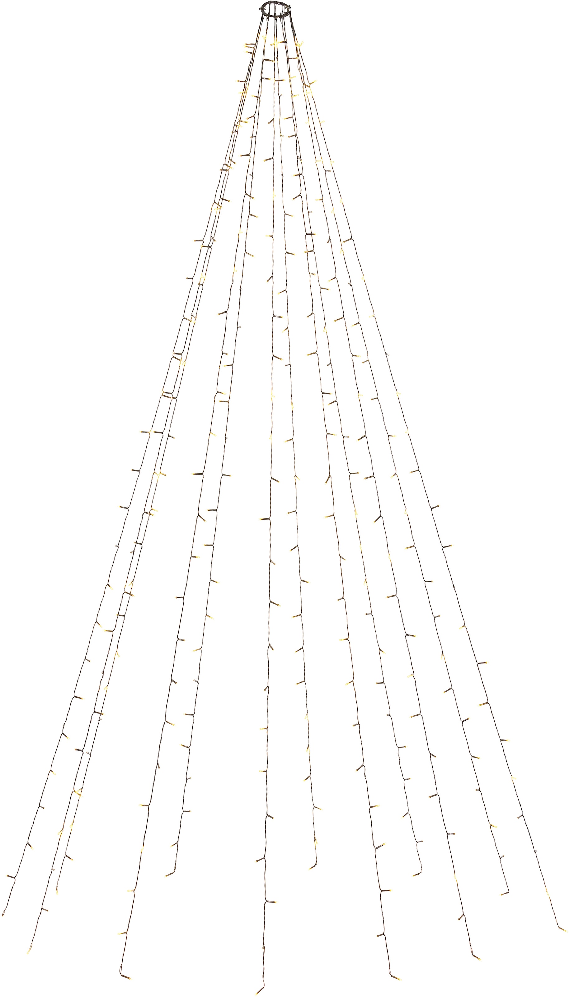 Baumvorhang, aussen, my mit »Maddox, Timer Weihnachtsdeko Christbaumschmuck«, home LED-Baummantel