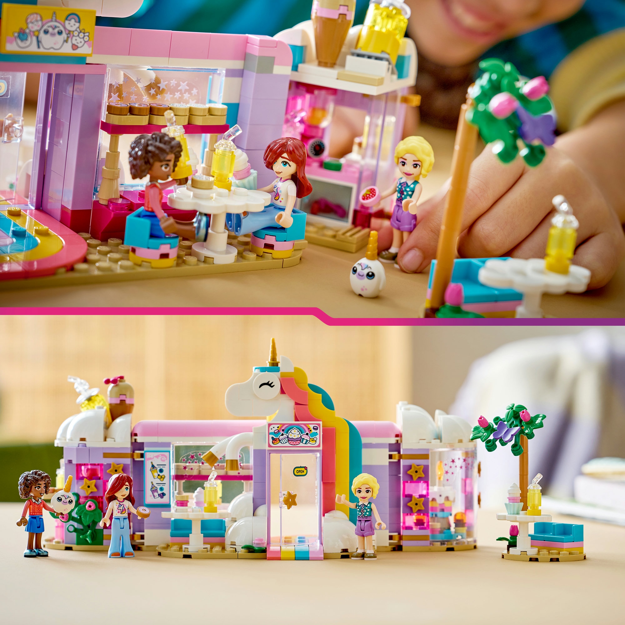 LEGO® Konstruktionsspielsteine »Einhorn-Traumcafé (42684), LEGO Friends« Made in Europe