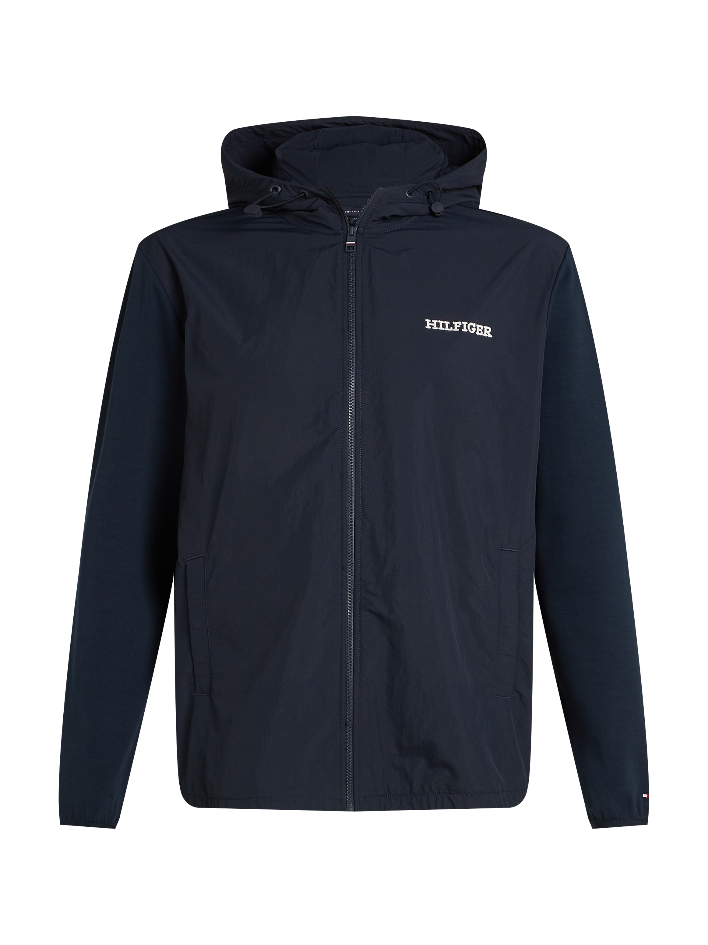 Tommy Hilfiger Big & Tall Outdoorjacke »BT-MONOTYPE MX MDIA HDD ZP THR-B«, mit Kapuze, Große Größen