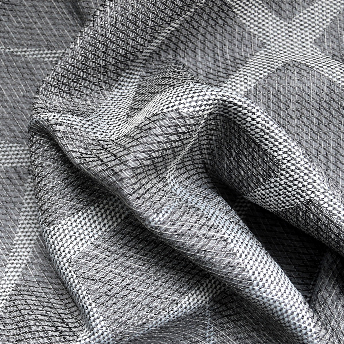 Effekt strukturierte 3D »Jasper«, St.), mit (1 Jacquard, Vorhang tollem blickdicht, Oberfläche, Weckbrodt