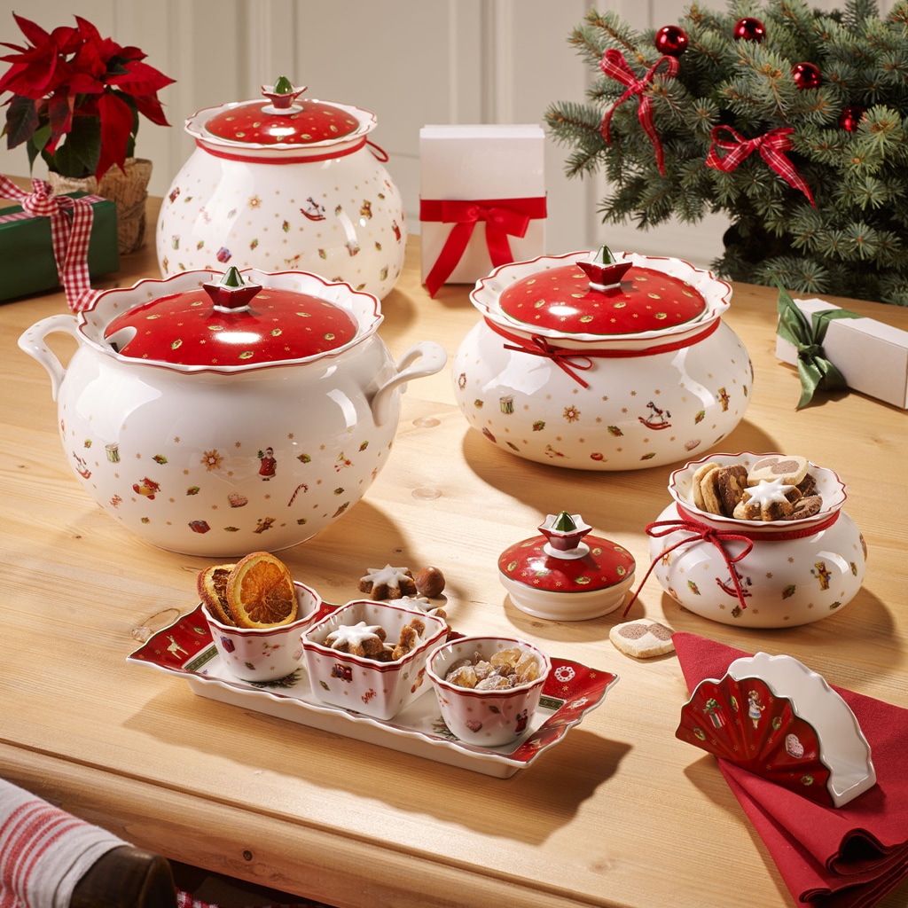 Villeroy & Boch Weihnachtsfigur »Dose Toy's Delight ø 13,6 cm bunt«