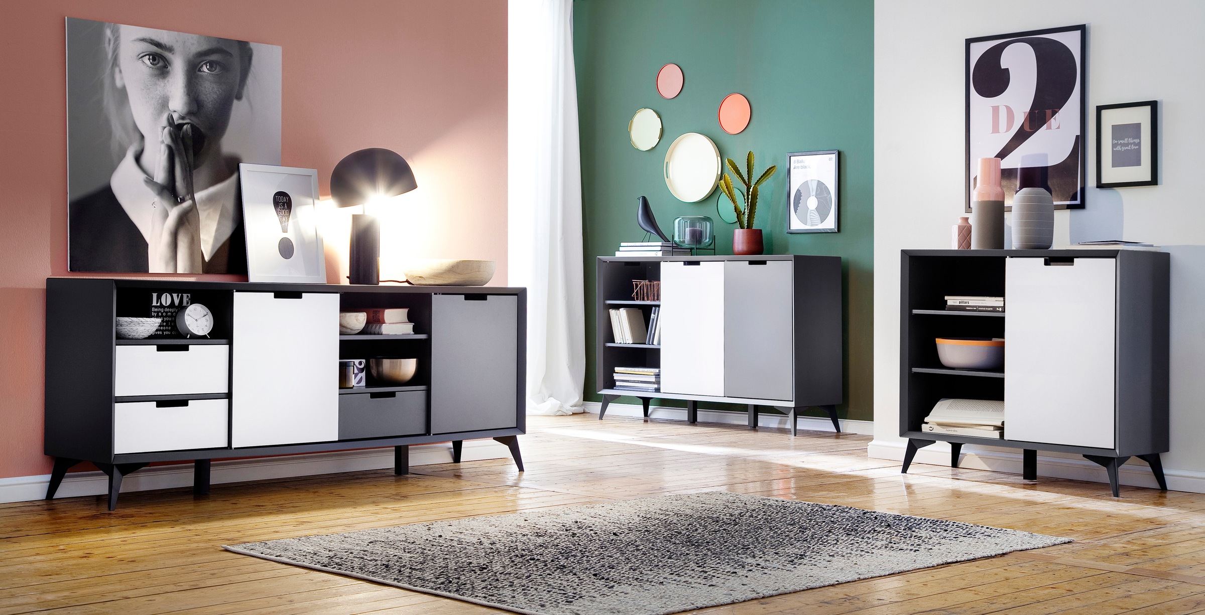 MCA furniture Sideboard »Netanja«, Breite ca. 180 cm