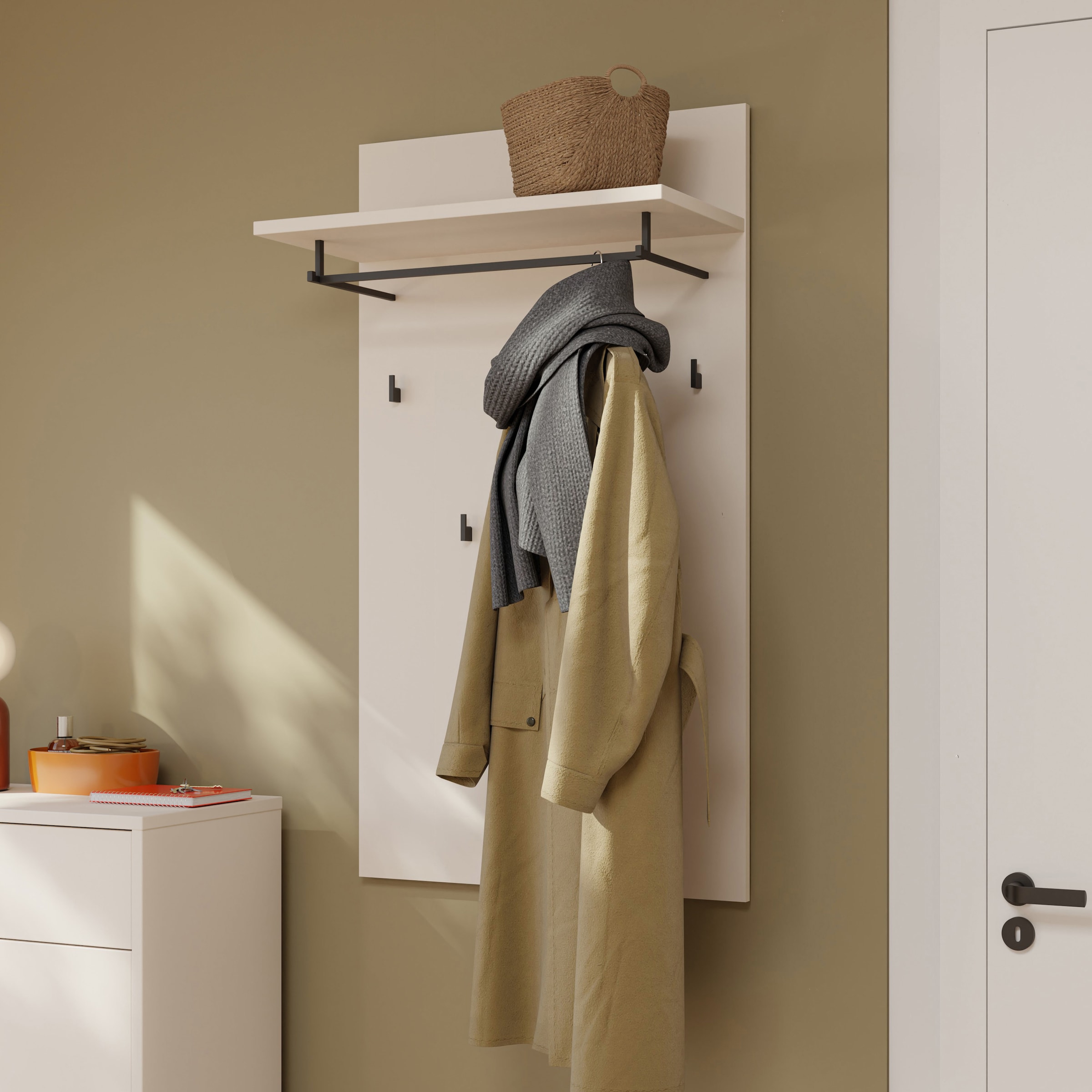 FORTE Garderobenpaneel »Alice Springs« B/H/T 74/127/30 cm, Wandmontage,