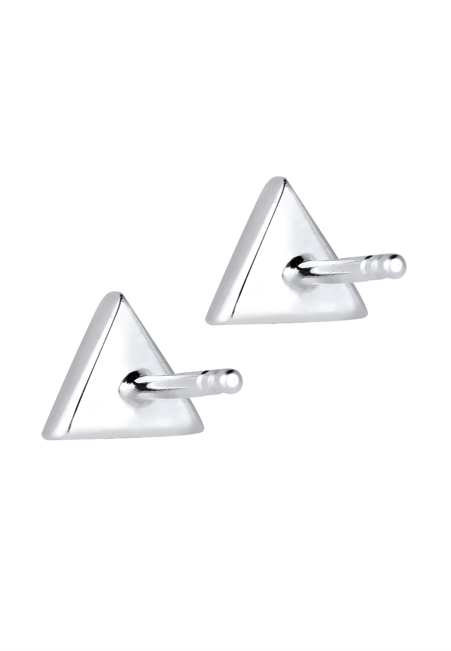Elli Paar Ohrstecker »Ohrringe Dreieck Geo Basic Trend Emaille 925 Silber«