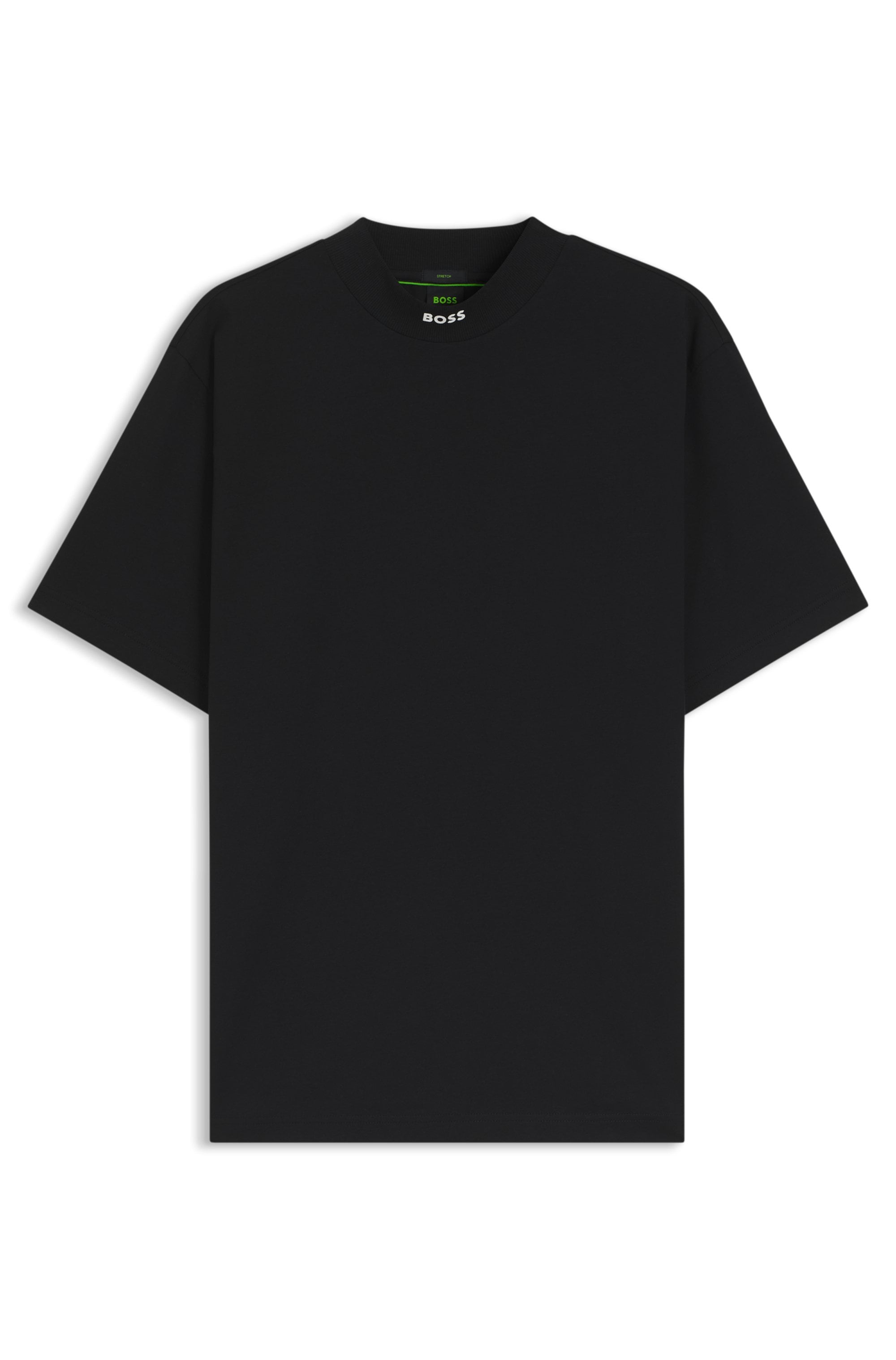 BOSS GREEN Stehkragenshirt »Tee Collar« aus Stretch-Baumwolle, relaxed fit