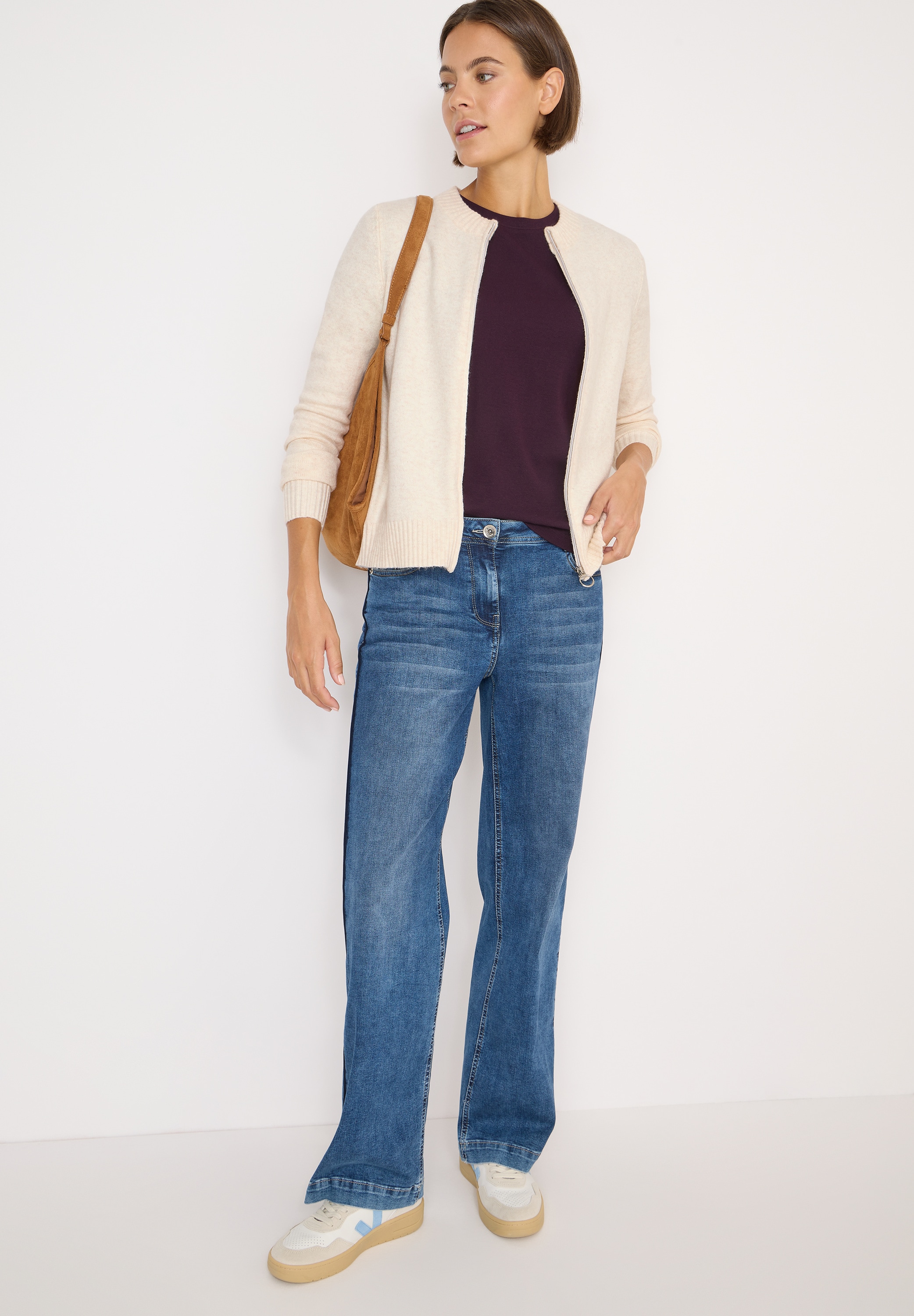 Cecil Cardigan, mit Rippbündchen