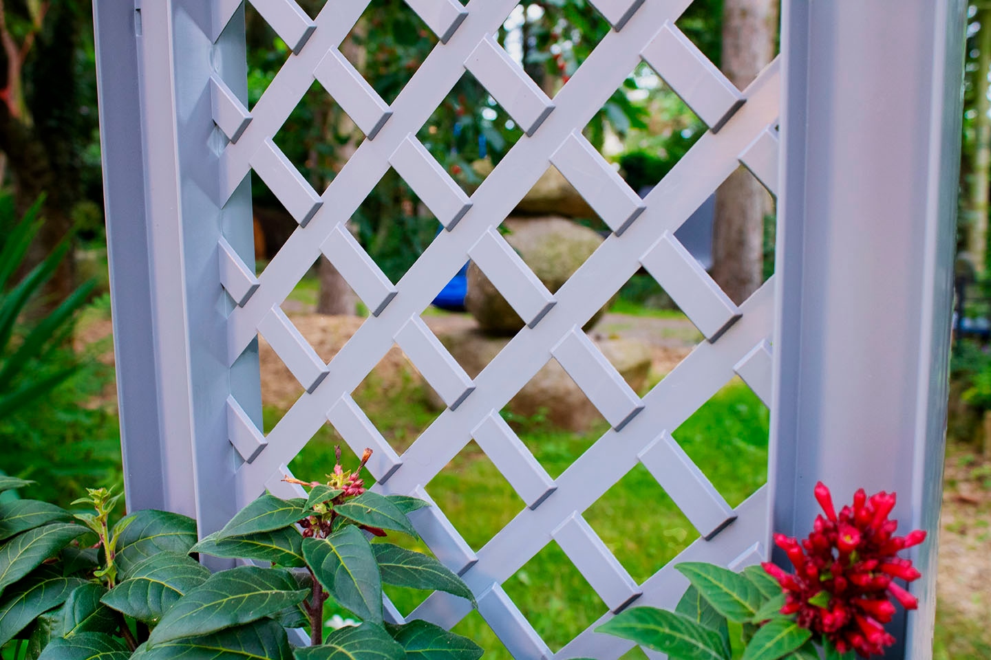 KHW Rankgitter mit Erdspieß, BxTxH: 43x6x140 cm