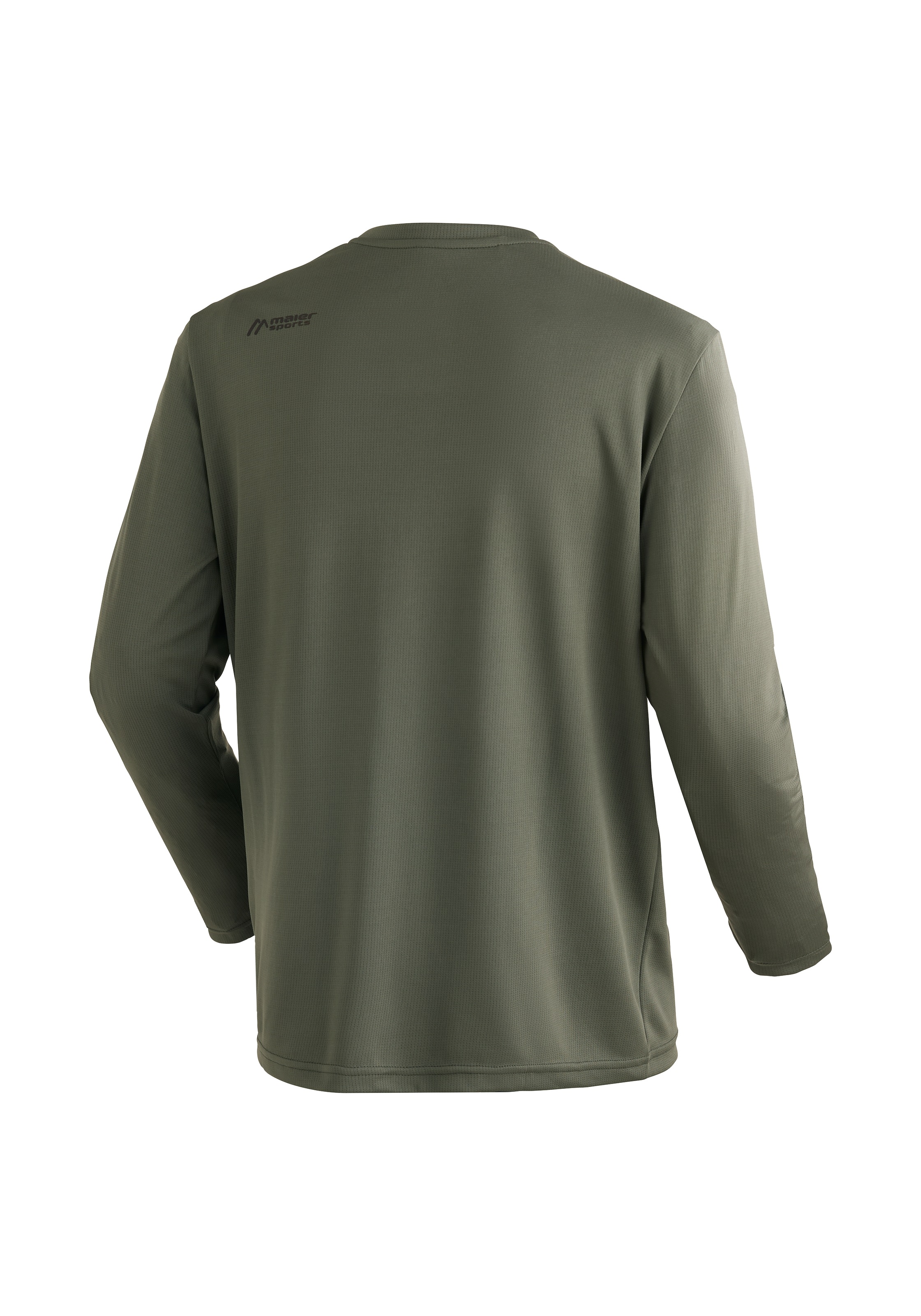 Maier Sports Langarmshirt »MS FAV Long Tee M« atmungsaktives Herren Shirt langarm, Regular Fit