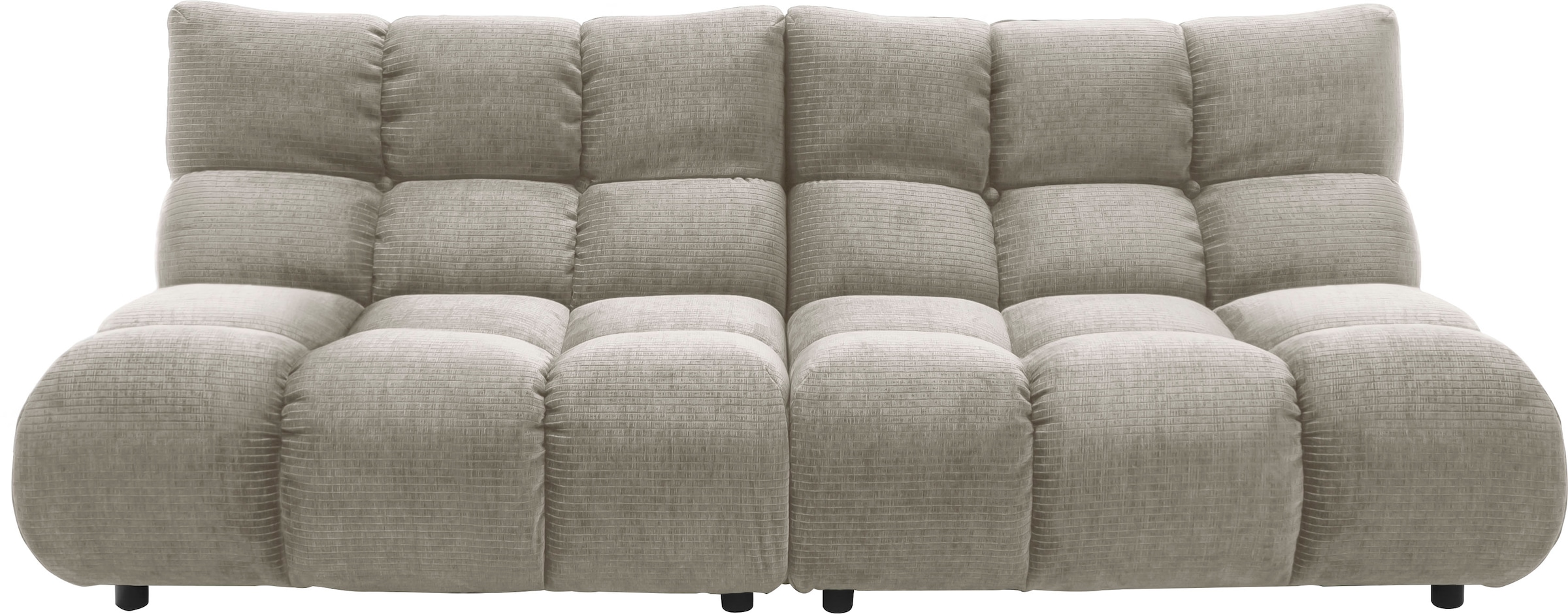 Home affaire 3-Sitzer »Cozy Bubble, mit eleganter Steppung, Breite 220cm« stilvolles Design & hoher Sitzkomfort für dein Zuhause