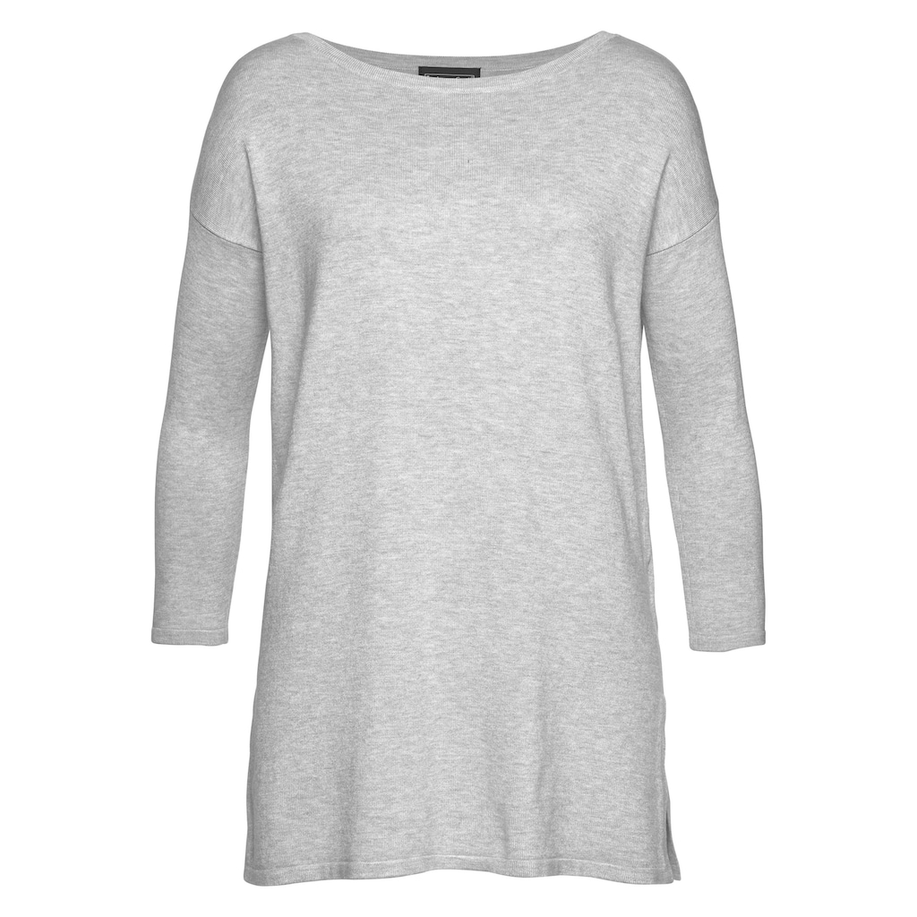 Laura Scott Longpullover, mit Seitenschlitzen