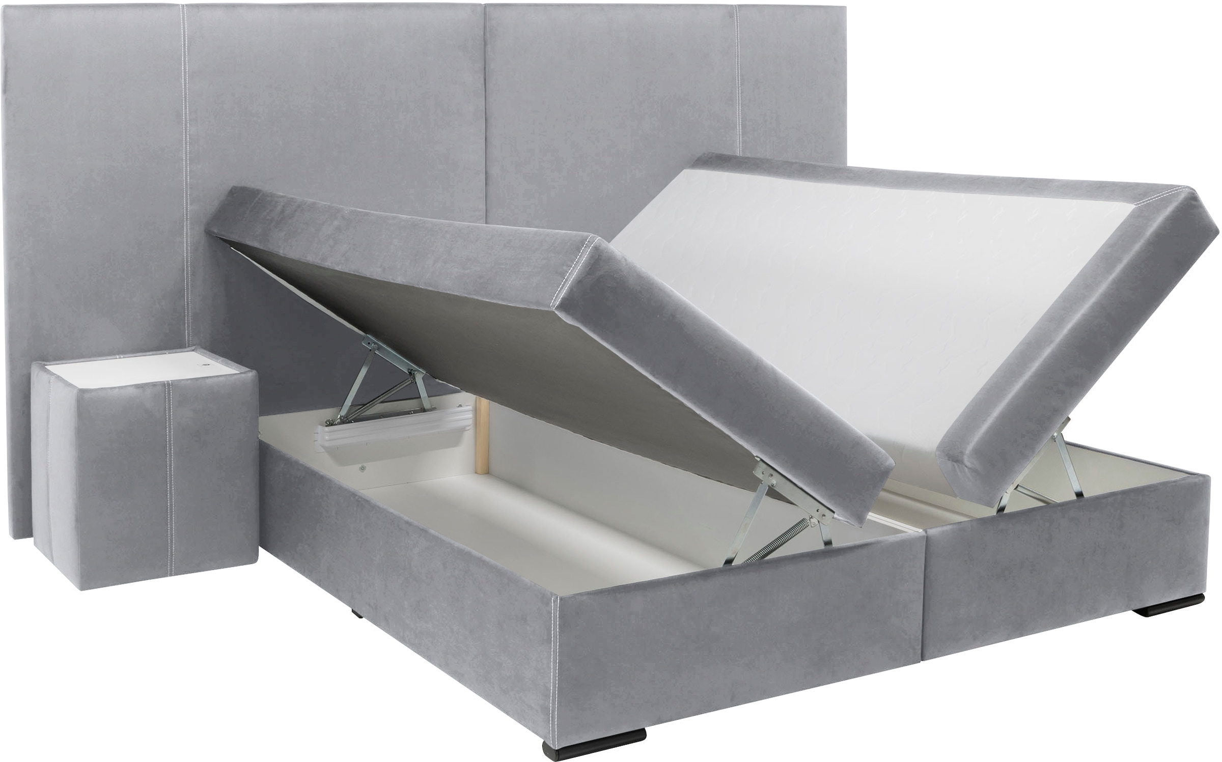 COLLECTION AB Boxbett »30 Jahre Jubiläums Modell BIG«, inkl. Topper & Bettkasten, wahlweise H2,H3,H4