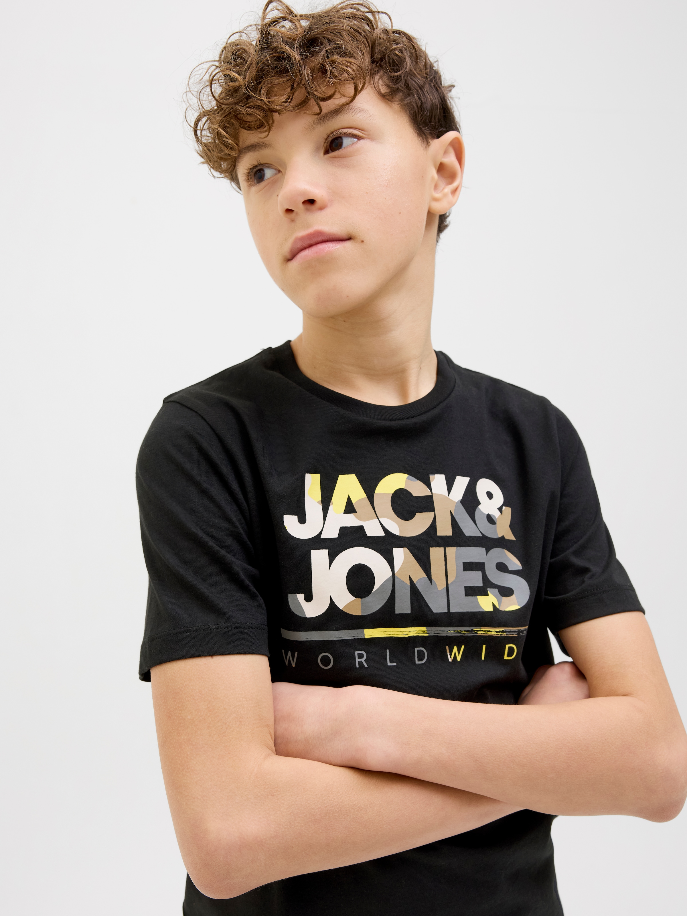 Jack & Jones Junior T-Shirt »JJLUKE TEE SS CREW NECK JNR«