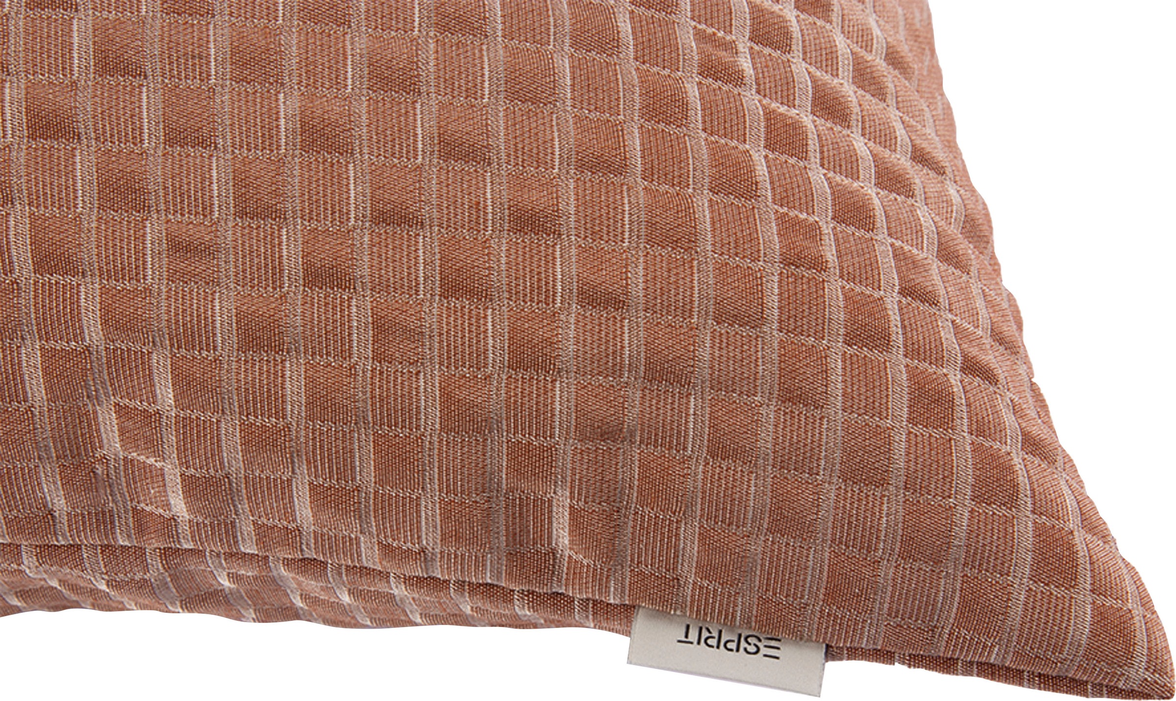 Esprit Kissenbezug »Square«, (1 St.), aus recycelten Garnen