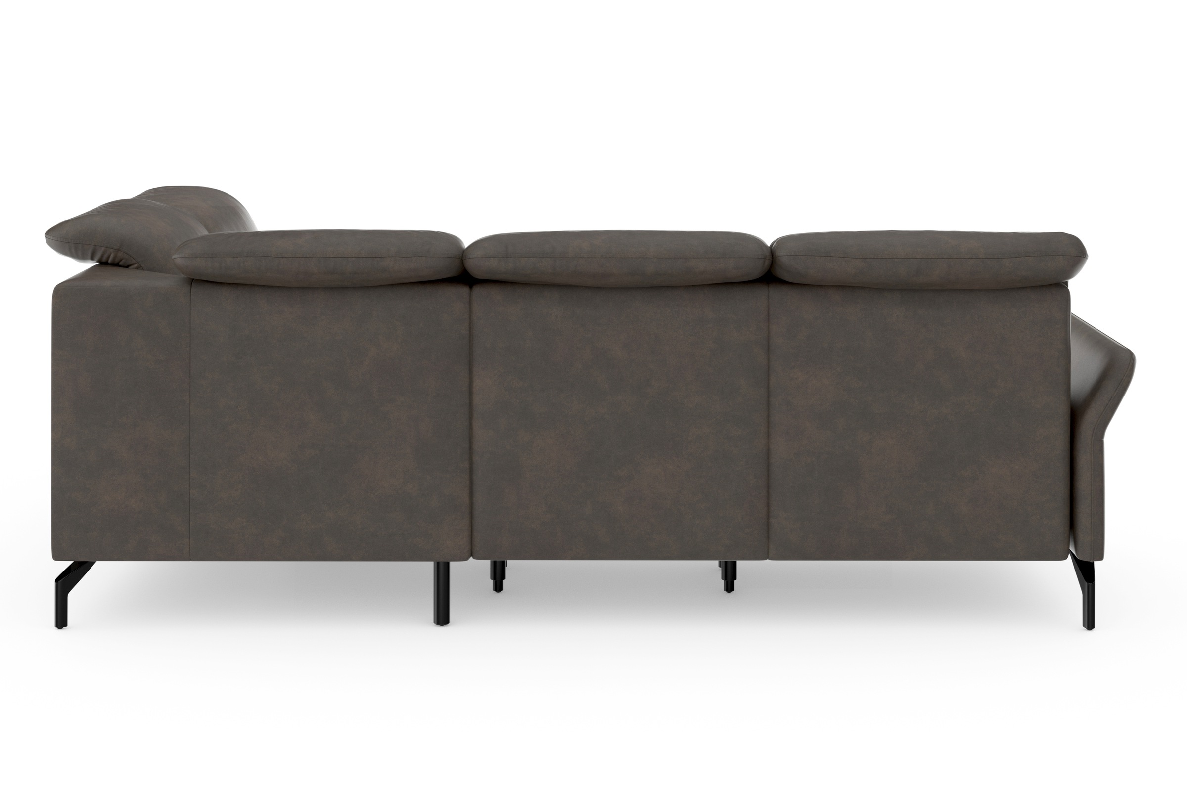 sit&more Ecksofa »Fashion L-Form«, wahlweise mit Kopfteilverstellung und Vorziehsitz, motorisch