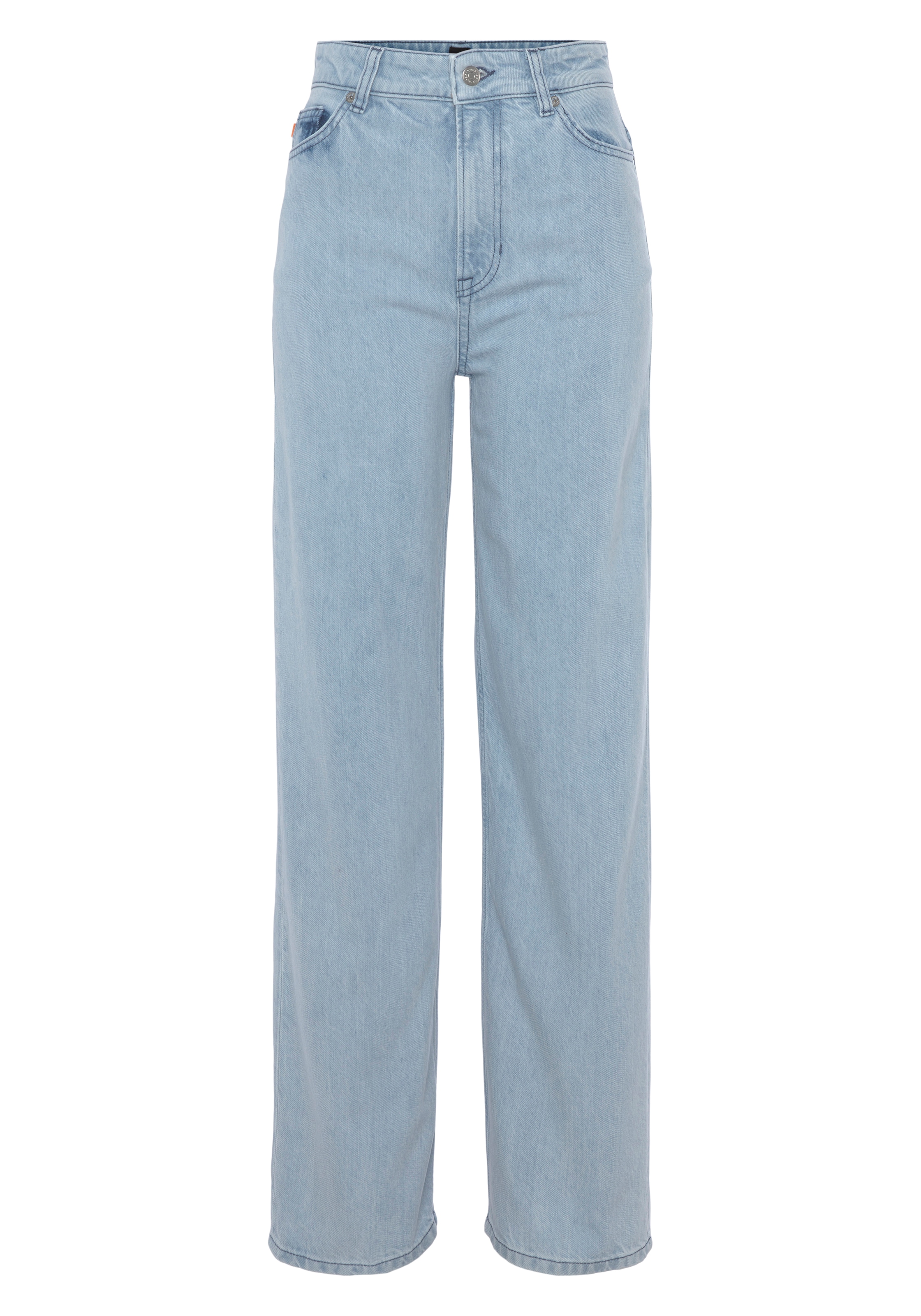 High »Marlene 5-Pocket-Style Jeans«, Denim ♕ im BOSS Rise High Jeans Waist Weite ORANGE bei Hochbund Premium