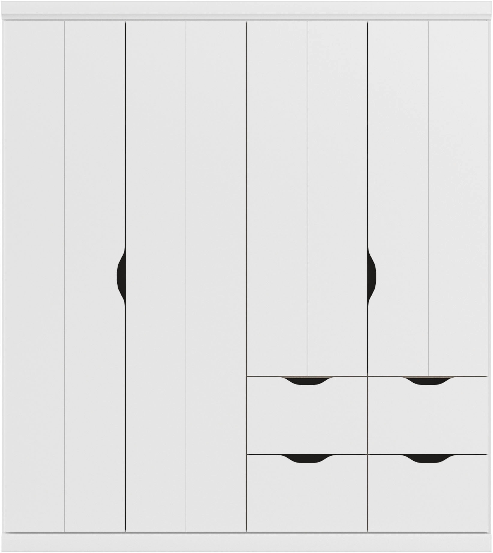 rauch Kleiderschrank »Drehtürenschrank Schrank Garderobe Wäscheschrank Schlafzimmer MARLENE«, (in 3 verschiedenen Ausstattungen BASIC/CLASSIC/PREMIUM), in 3 Breiten 91/136/181 cm im Landhaus-Stil MADE IN GERMANY