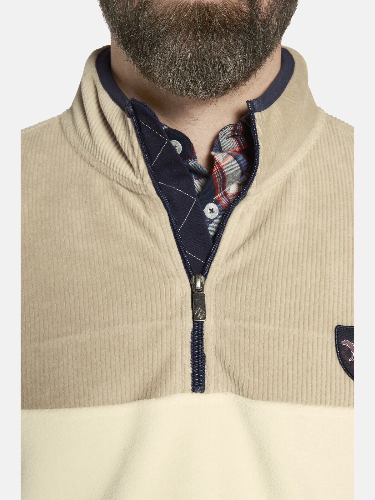 Charles Colby Fleecepullover »Fleece-Sweatshirt DUKE DILLEN«