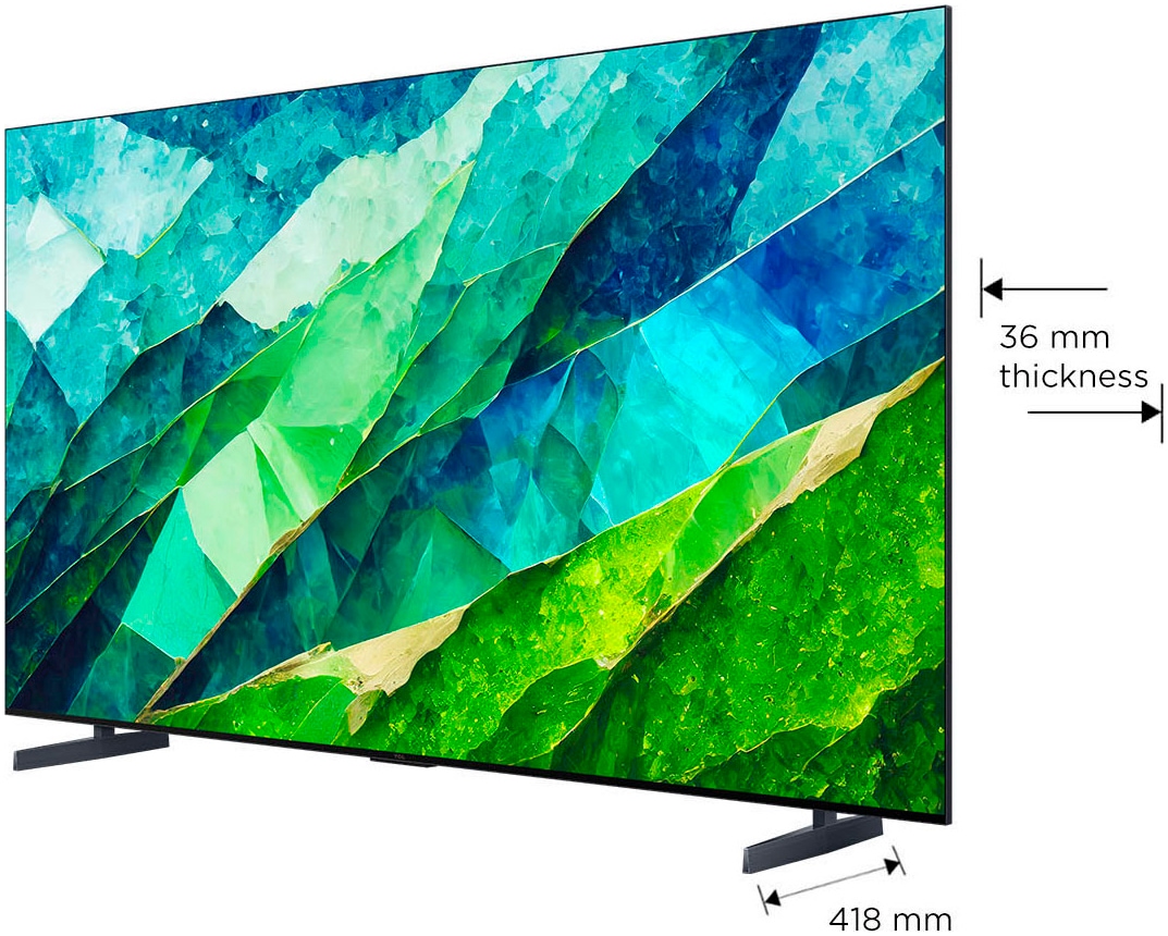 TCL QLED Mini LED-Fernseher, 215 cm/85 Zoll, 4K Ultra HD, Google TV-Smart-TV