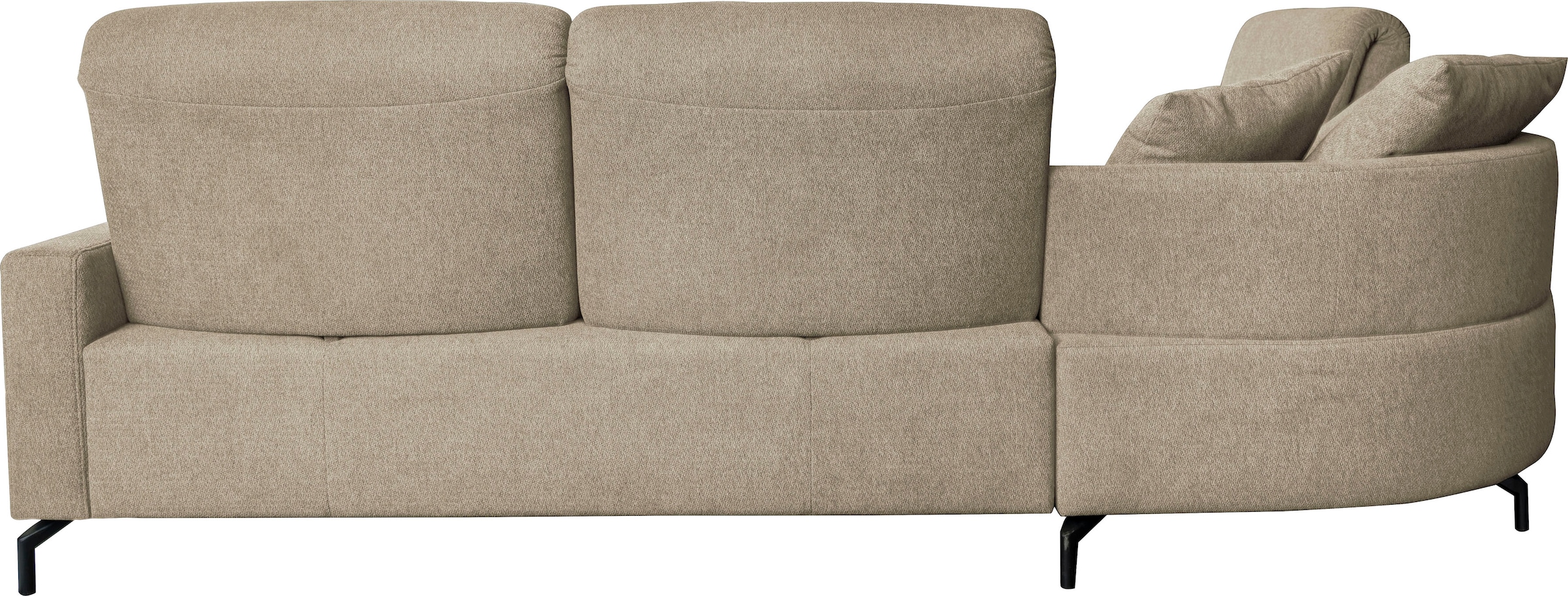 alina Ecksofa »Louis«, Breite 286 cm, Rückenlehnenverstellung, wahlweise mit Bettfunktion