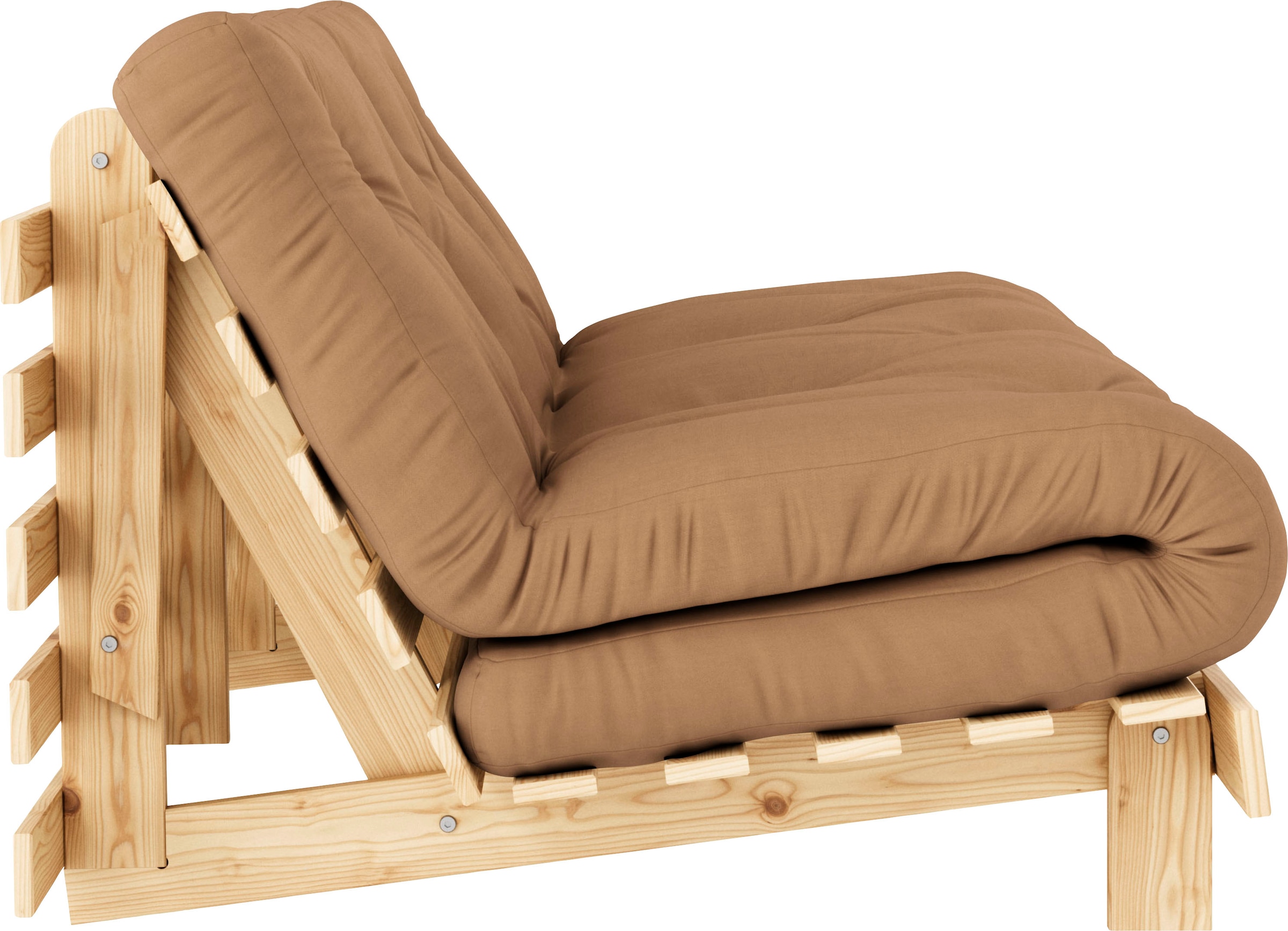 Karup Design Daybett »Roots Schlafsofa, Gästebett, Sofa inkl. Futonmatratze«, Liegefläche 90/140/160 x200 cm, FSC® zertifizierte Kiefer
