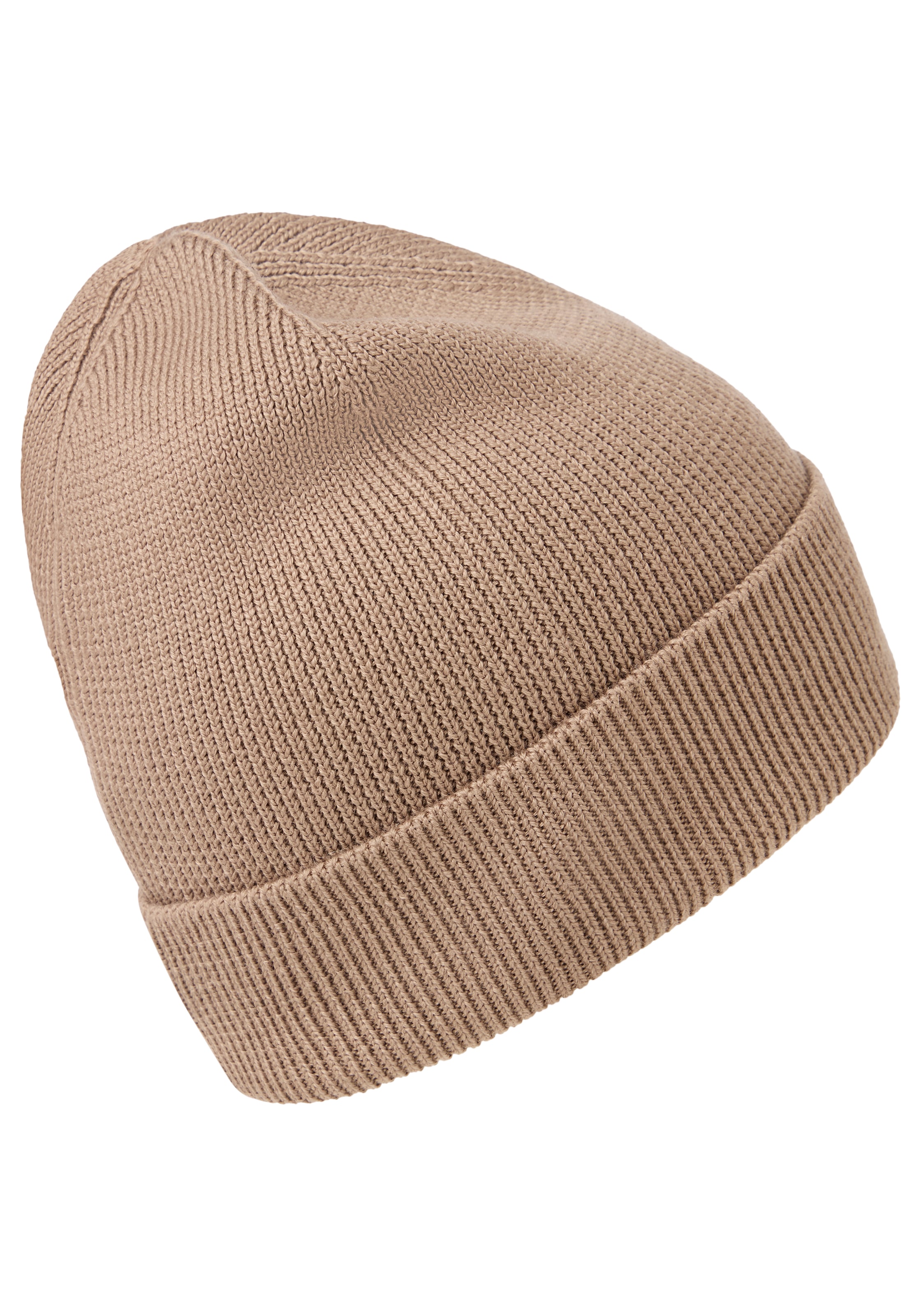 BOSS ORANGE Strickmütze »Foxxy Hat« mit Label-Aufnäher