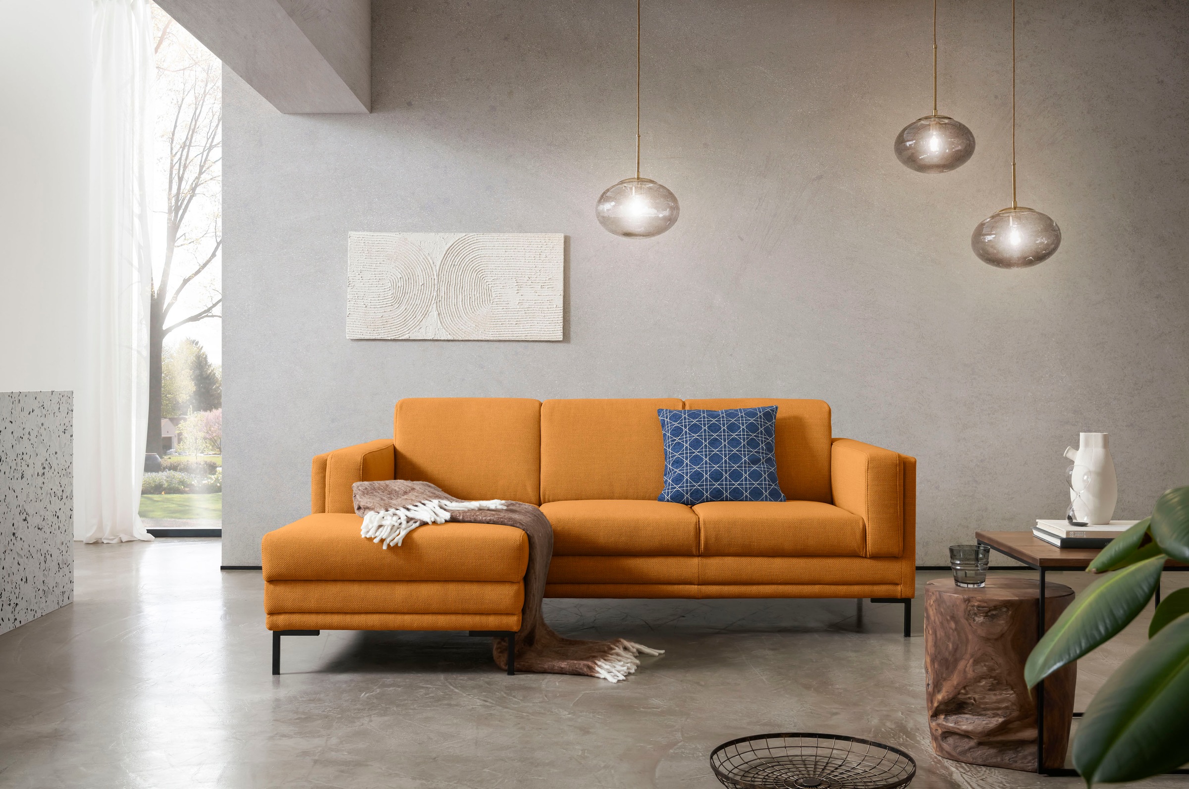 LOOKS by Wolfgang Joop Ecksofa »LOOKS VII L-Form«, klare Linien, edles Design