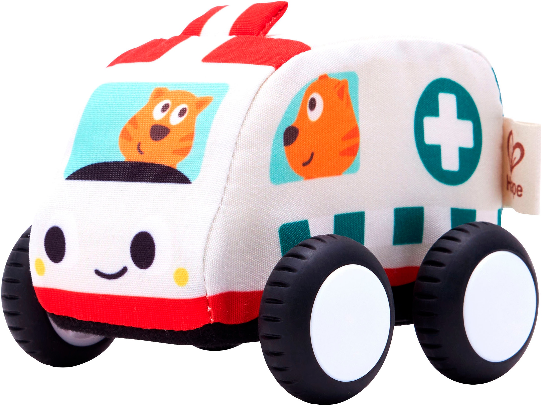 Hape Spielzeug-Auto »Plüschauto-Set mit Rückziehmotor«