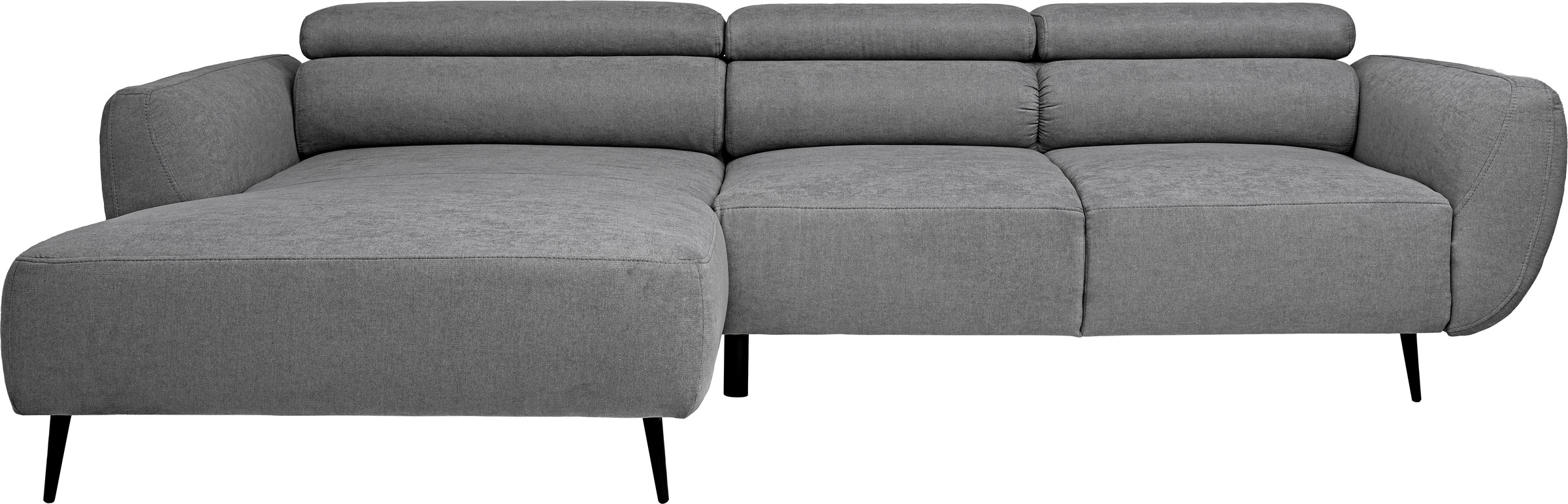 WERK2 Ecksofa »Alisson, mit elektrischer Sitztiefenverstellung, L-Form, Breite 277 cm«, Alisson – flexibler Komfort mit modernem Design und smarten Details.