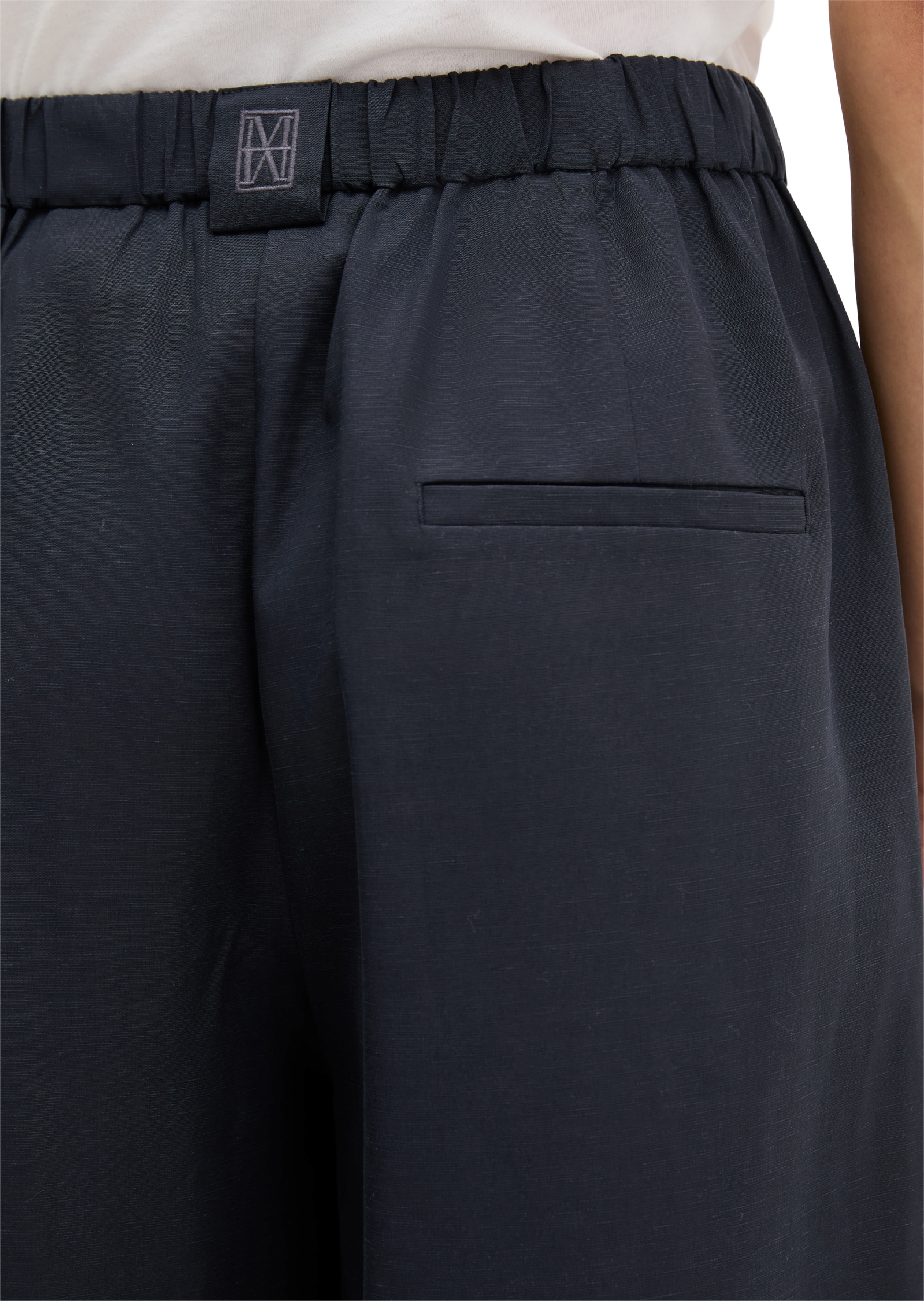 Marc O'Polo Dehnbund-Hose »MARGO Wide«  Model Margo wide aus Lyocell-Leinen-Mix, elastischer Bund