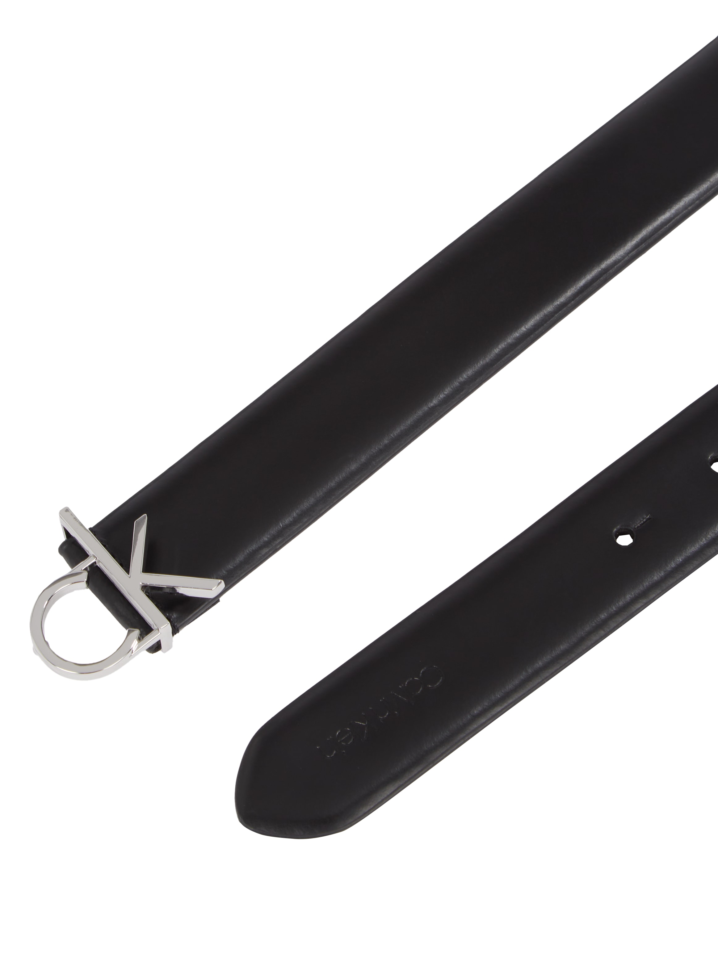 Calvin Klein Ledergürtel »CK BUCKLE BELT 3.0_SMOOTH«, mit CK-Logoschließe