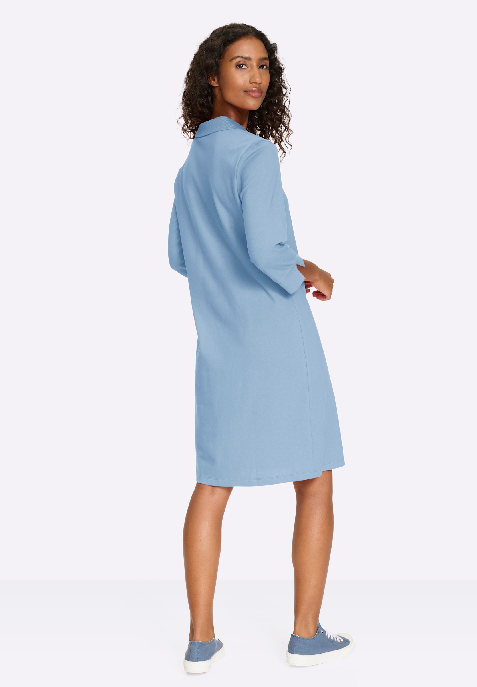 heine Sommerkleid »Polokleid Polokleid in gewebter Qualität« Ohne Taschen