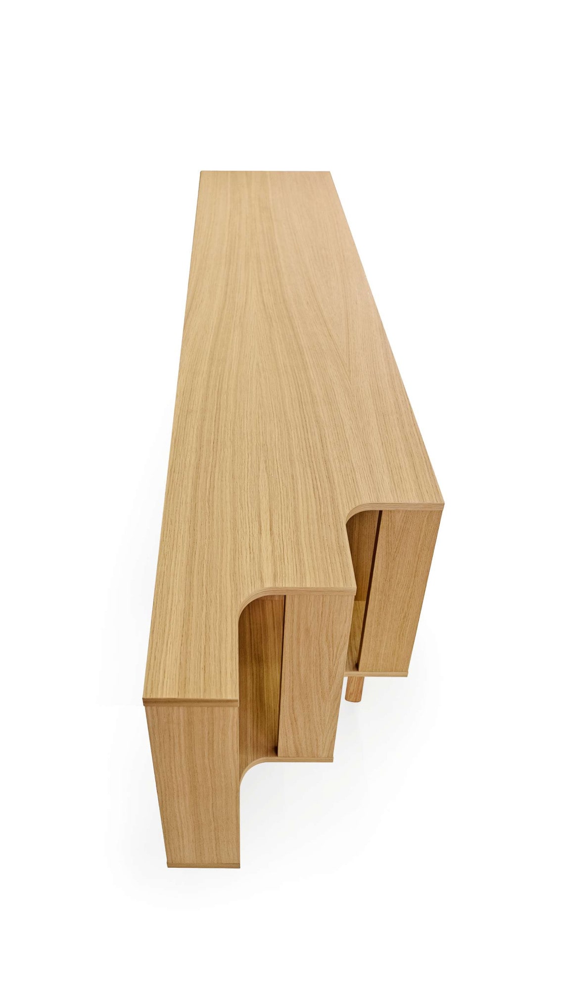 Woodman Sideboard »Shift«, mit Echtholzfurnier aus Eiche, Breite 189 cm, mit Push-to-Open