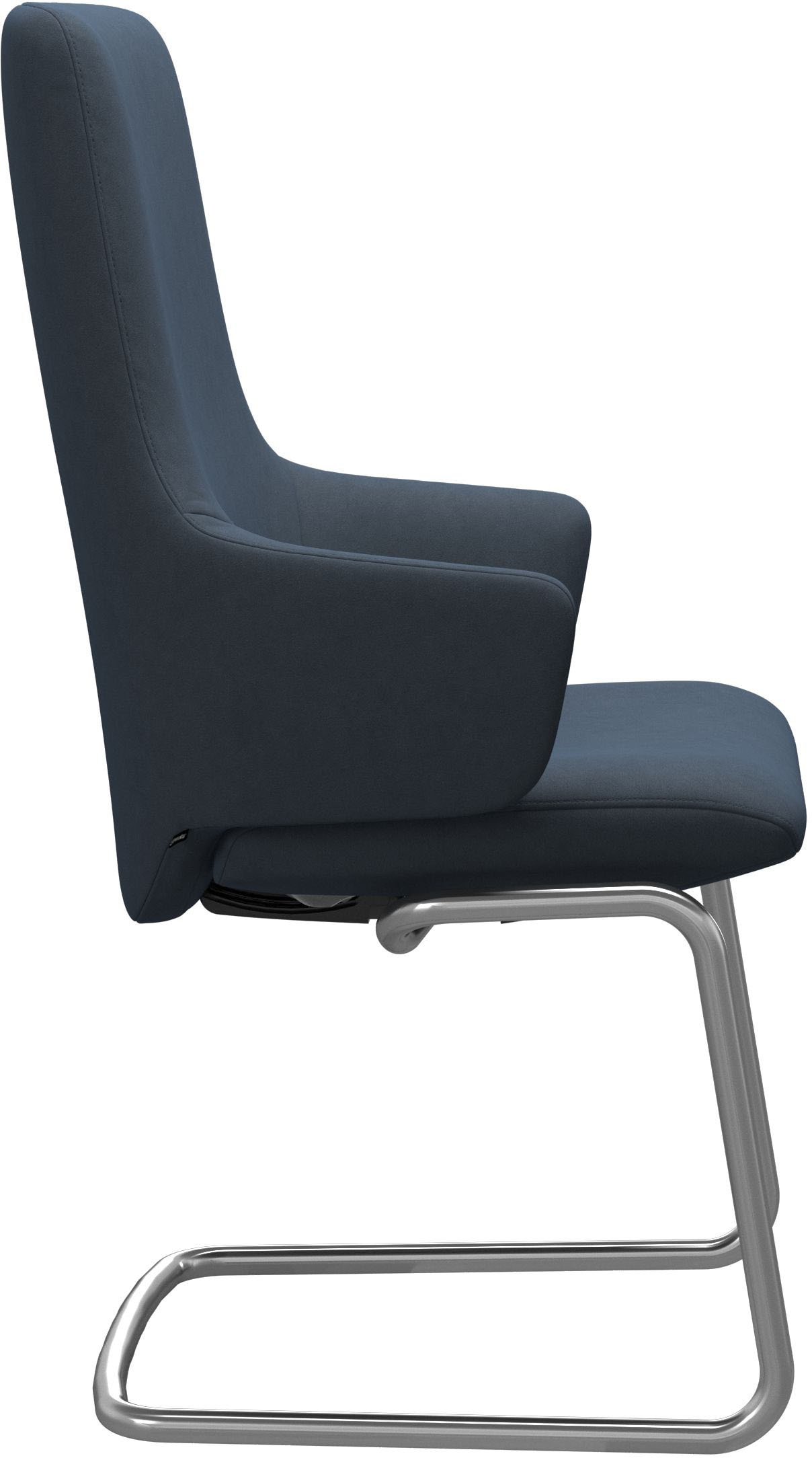 Stressless® Polsterstuhl »Laurel« () High Back mit Armlehne, Größe L, mit Beinen aus Stahl in Schwarz matt