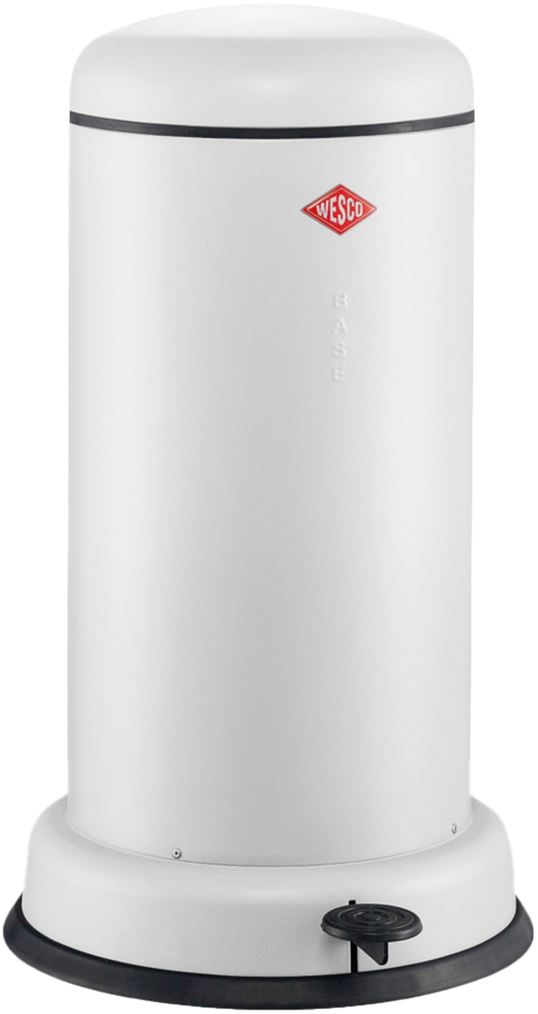 Baseboy Mülleimer 20 l Weiß matt