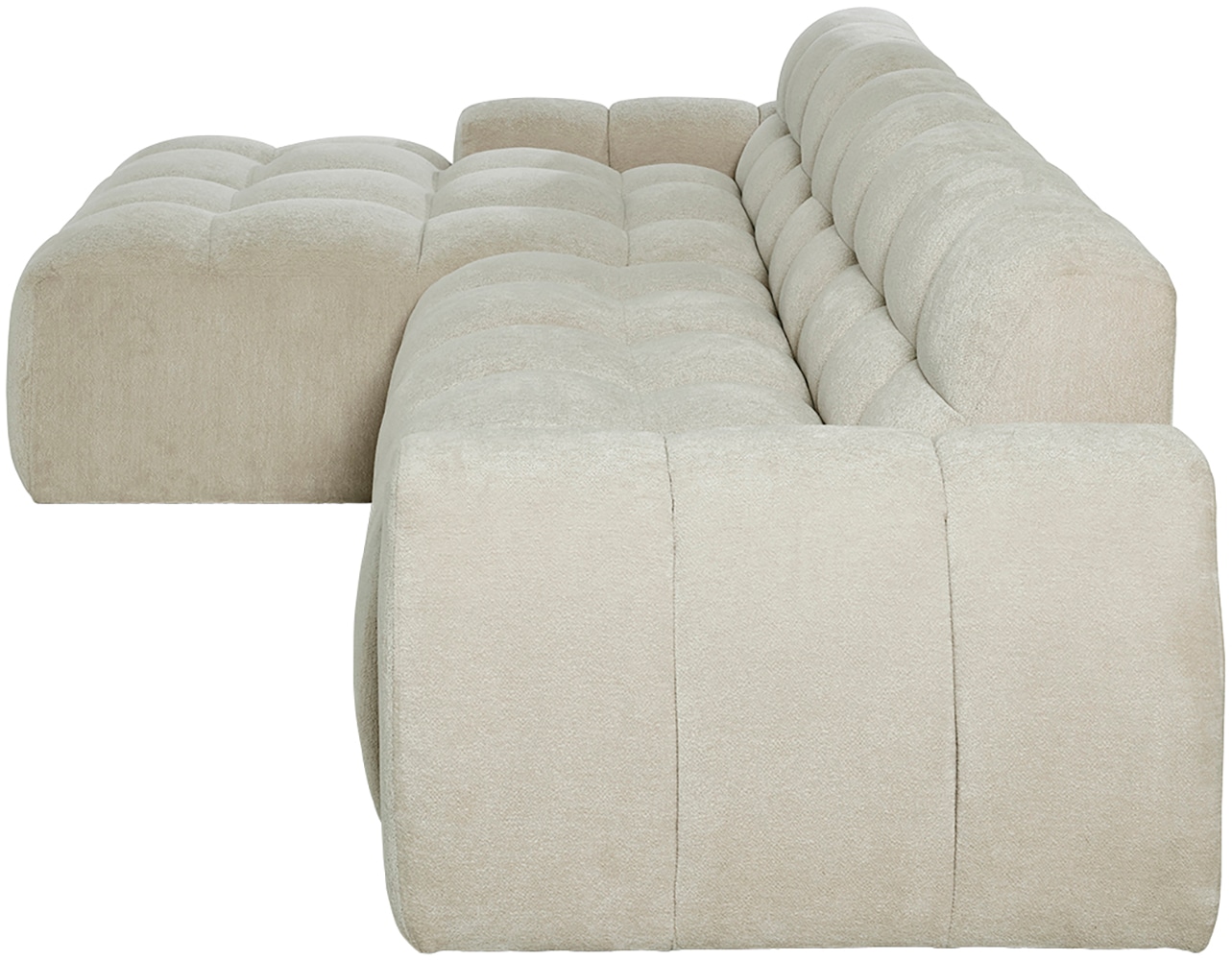 Jahnke Ecksofa »RELAX BUBBLE CORNER« Platz für bis zu 5 Personen,Taschenfederkernpolsterung,L-Form,B:305 cm