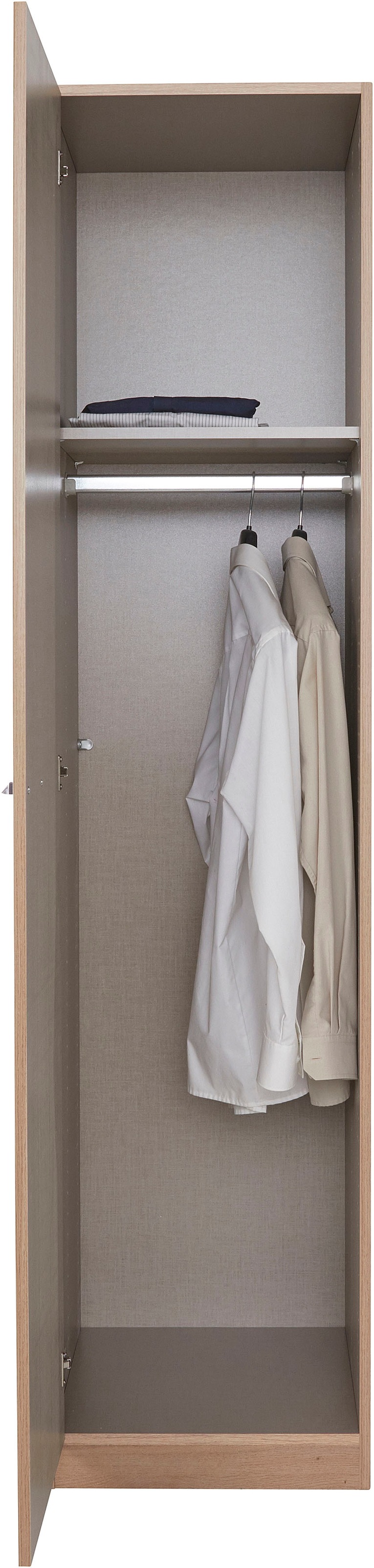 INOSIGN BY RAUCH Drehtürenschrank »Kleiderschrank Schrank Garderobe Wäscheschrank VANDOR« in drei Breiten, Höhe 197 cm, Griffe in Graumetallic MADE IN GERMANY