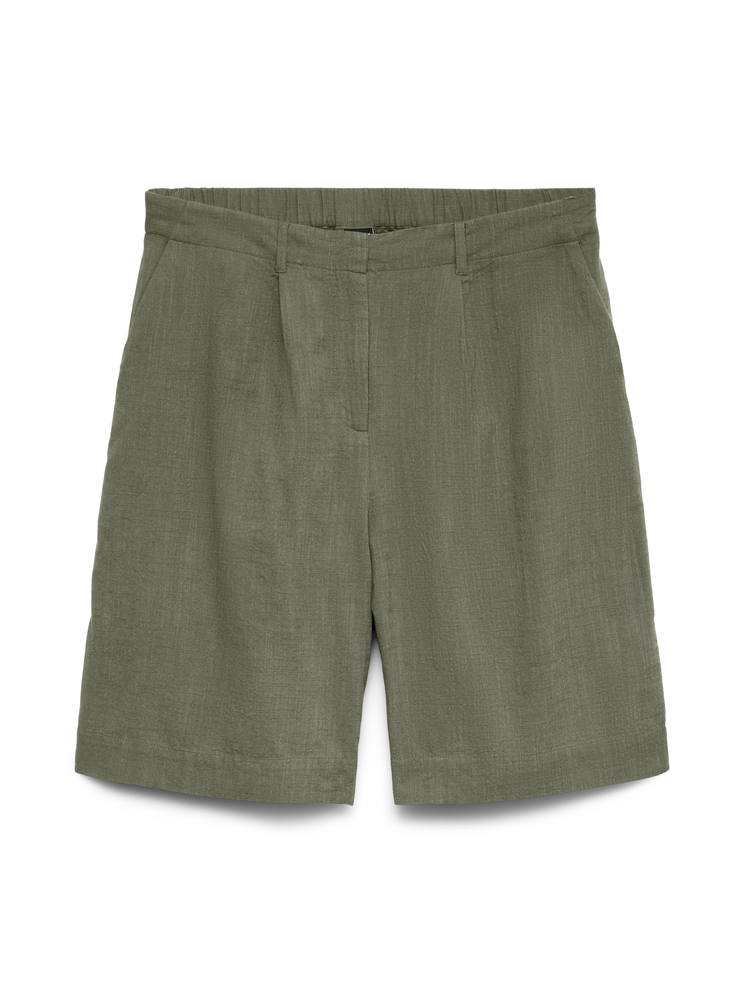 Vero Moda Shorts »VMCAIA BERMUDA WVN NOOS«  Baumwollmischung, regular fit, mit Leinen
