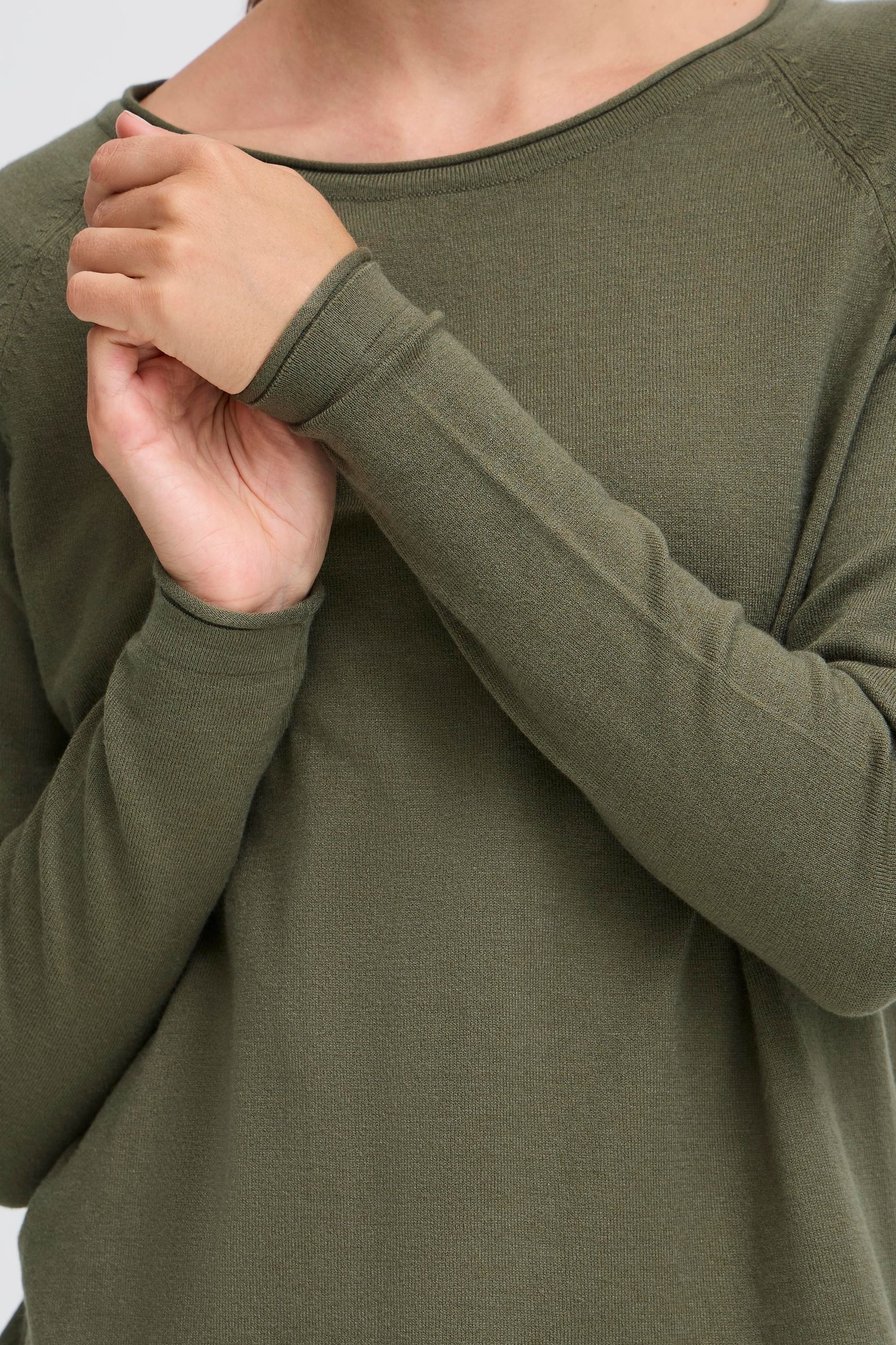 OXMO Strickfleece-Pullover »Strickpullover OXFKEANA«