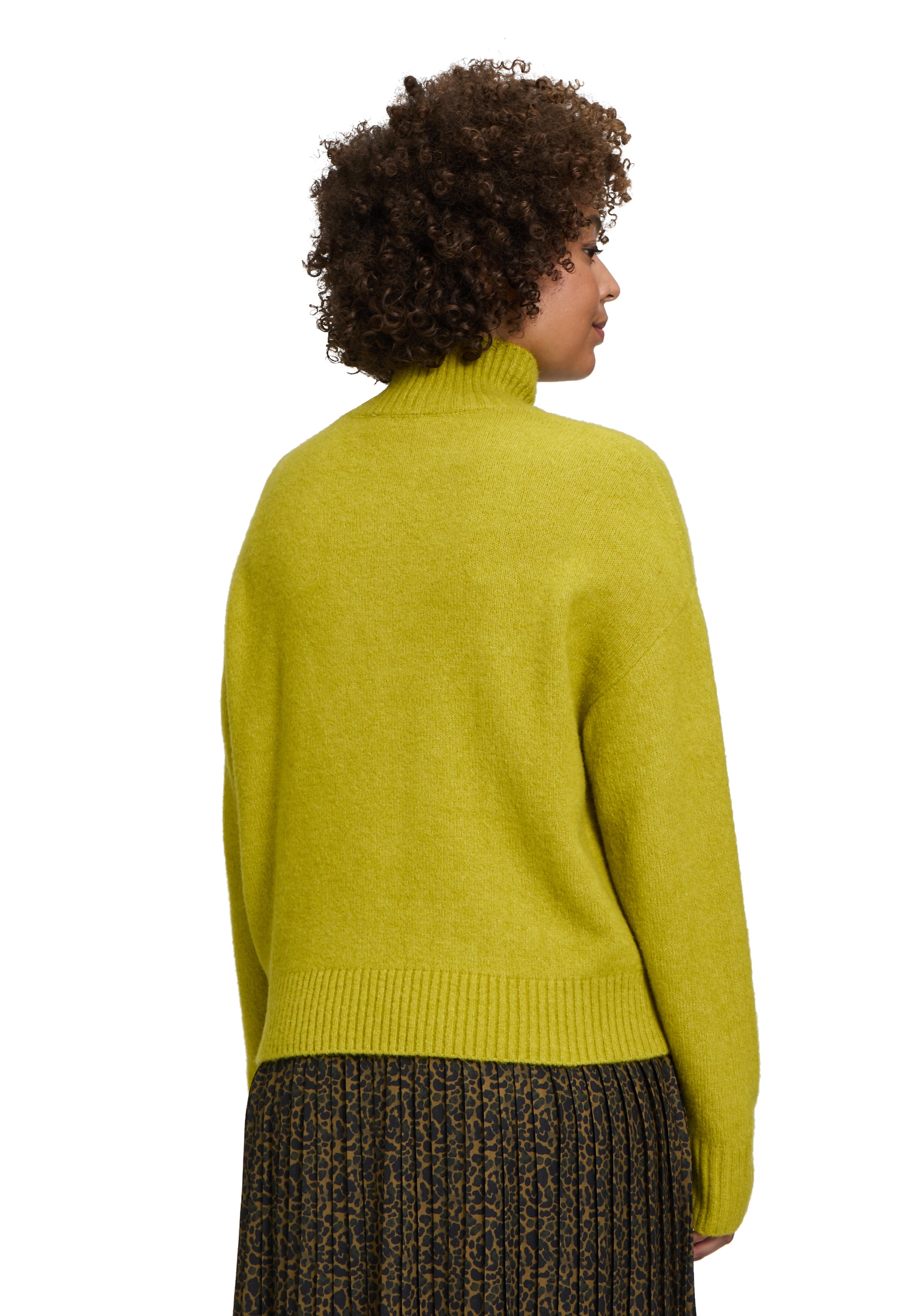 Cartoon Strickpullover »Strickpullover mit Stehkragen«