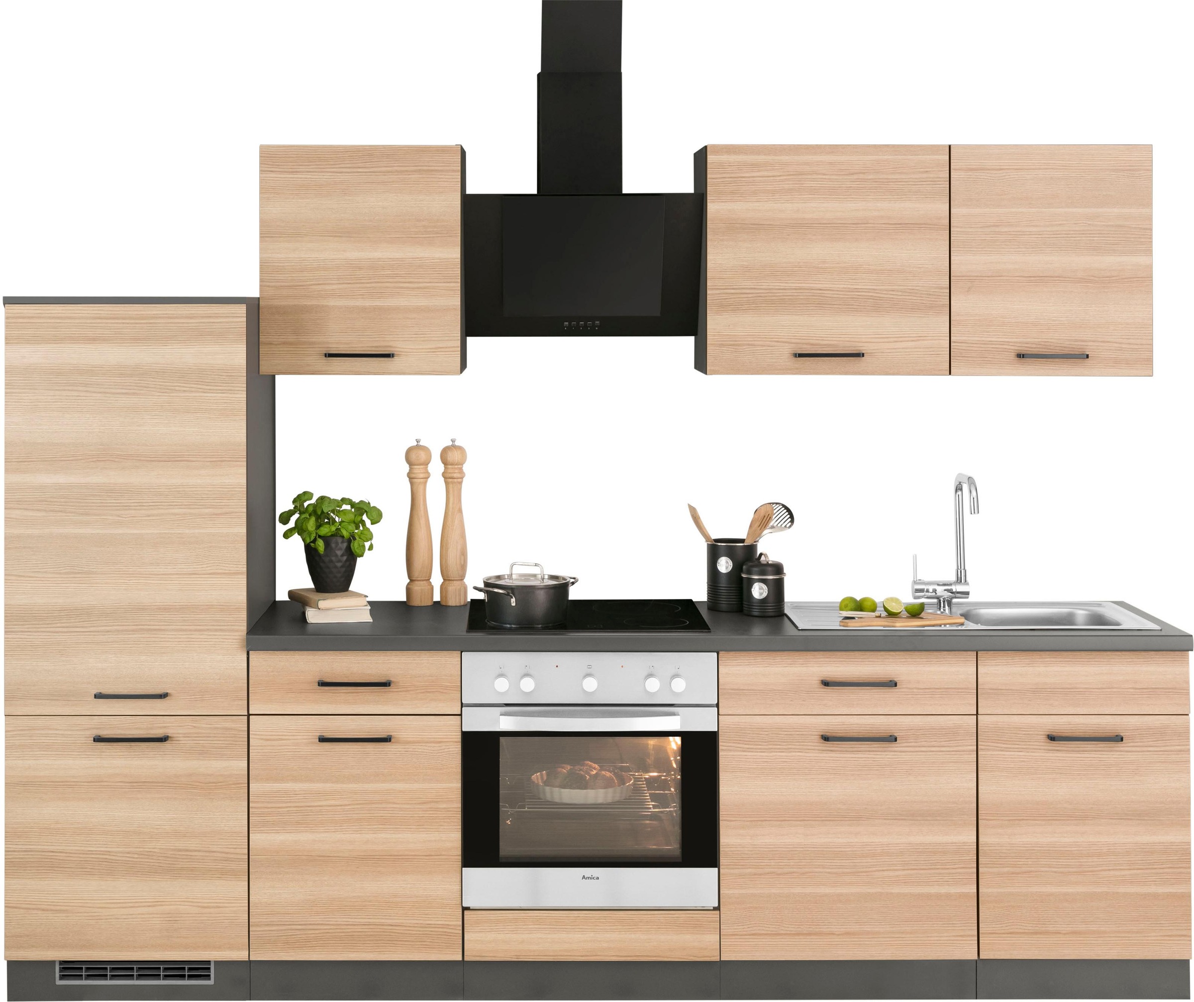wiho Küchen Küchenzeile »Esbo«, ohne E-Geräte, Breite 280 cm auf Rechnung  kaufen