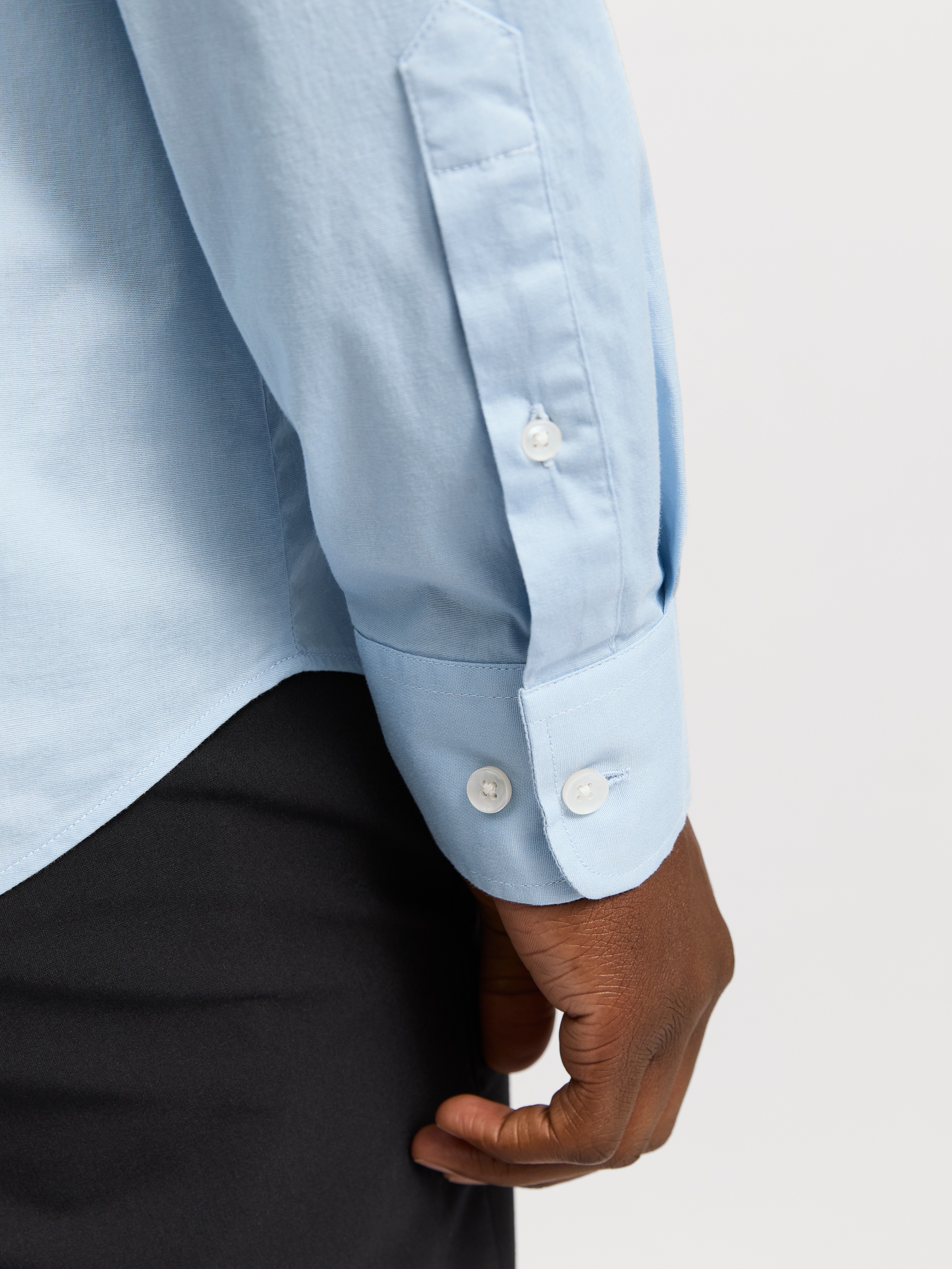 Jack & Jones Langarmhemd »JPRBLAJAXON STRETCH SHIRT L/S NOOS«, mit Hemdkragen